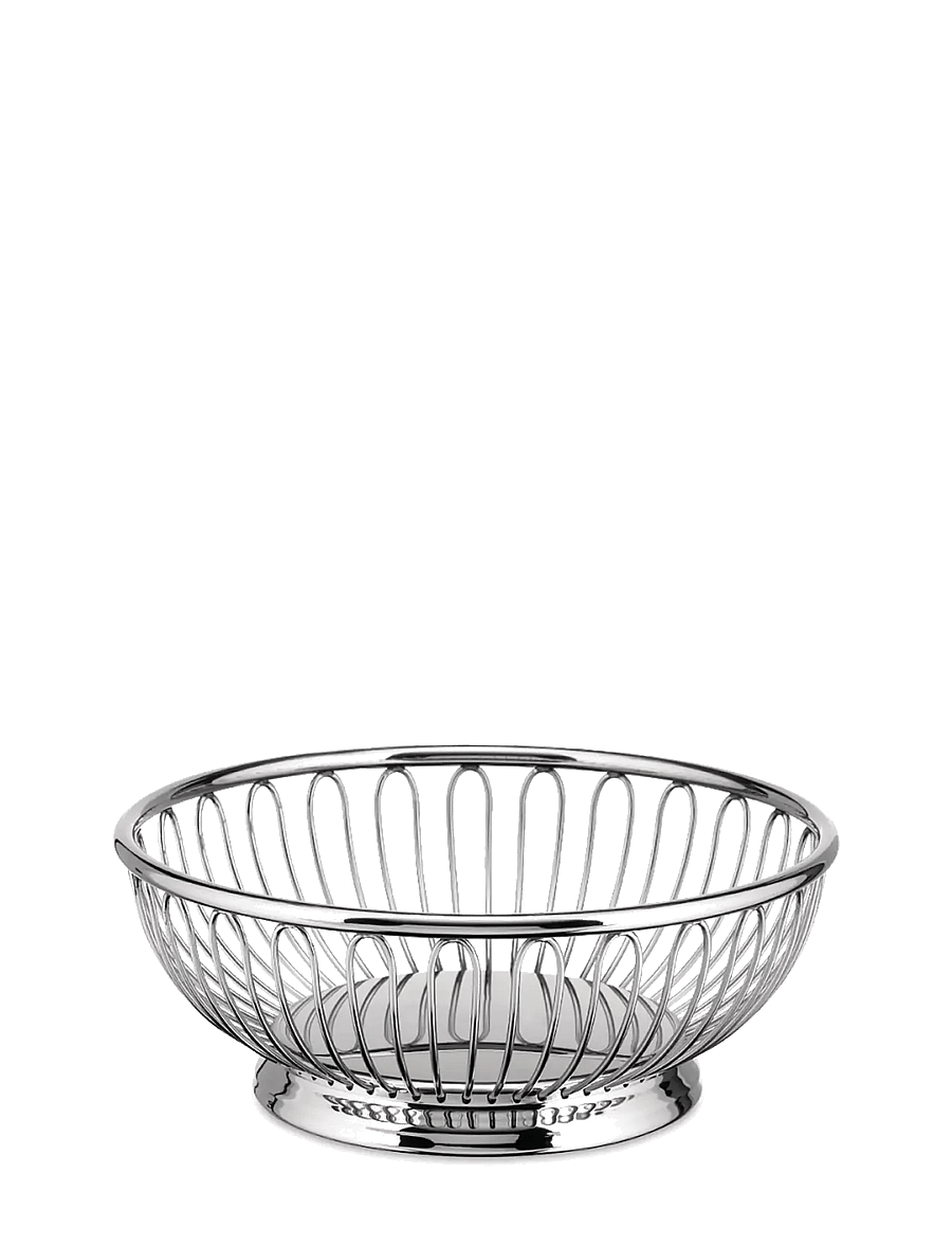 Alessi - Round wire basket i 18/10 stainless steel - puuviljakausid - steel - 2