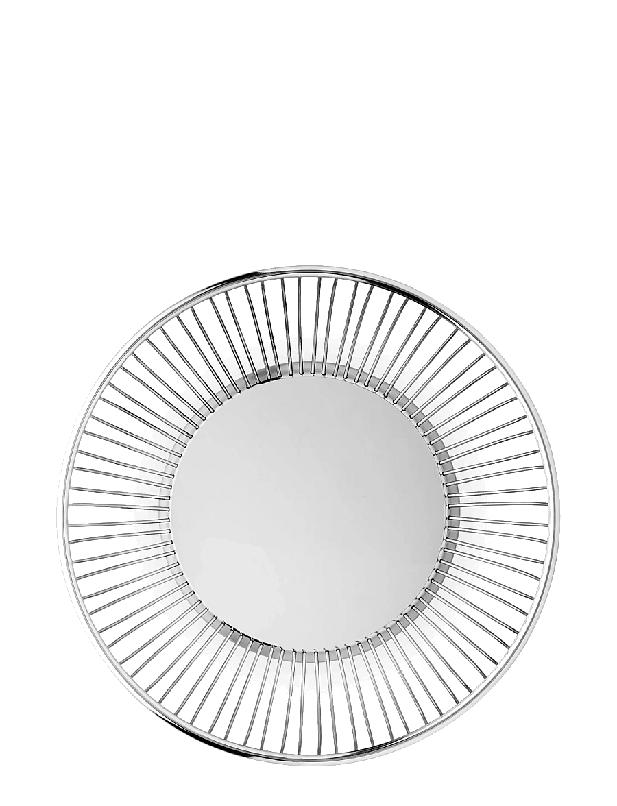 Alessi - Round wire basket i 18/10 stainless steel - leivakastid ja -korvid - steel - 2
