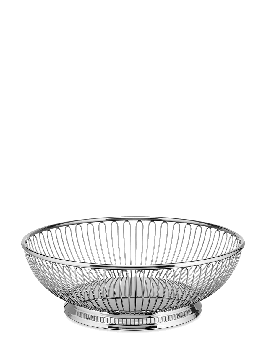 Alessi - Round wire basket i 18/10 stainless steel - puuviljakausid - steel - 1