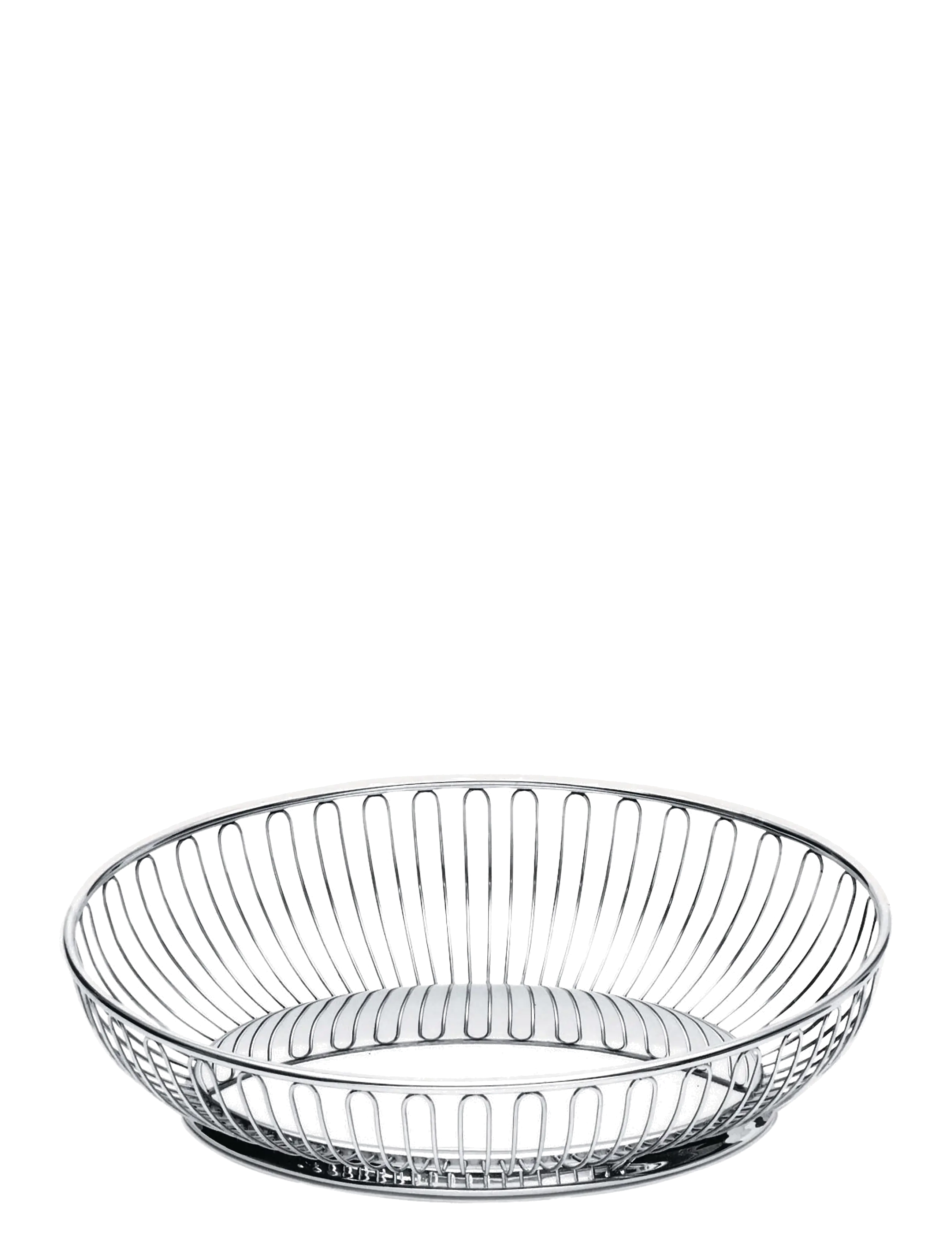 Alessi Oval Wire Basket In 18/10 Stainless Steel, Brødkasse og kurv, Sølv, Str: W20CM