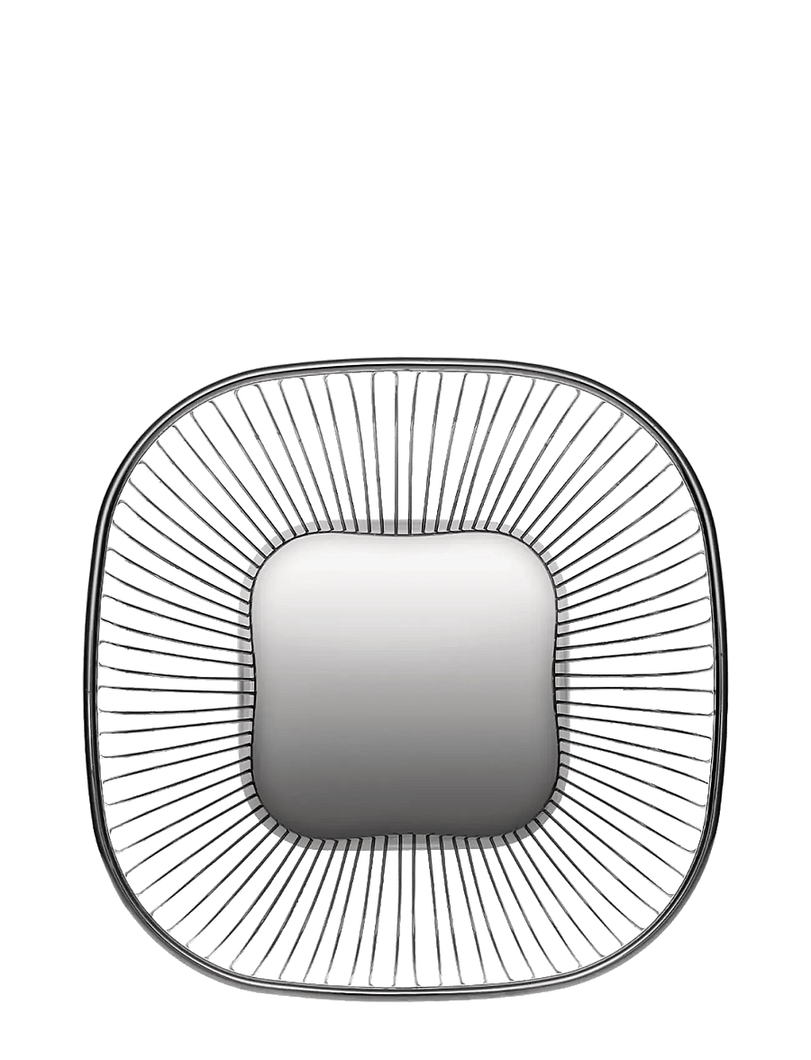 Alessi - Square wire basket in 18/10 stainless steel - puuviljakausid - steel - 2