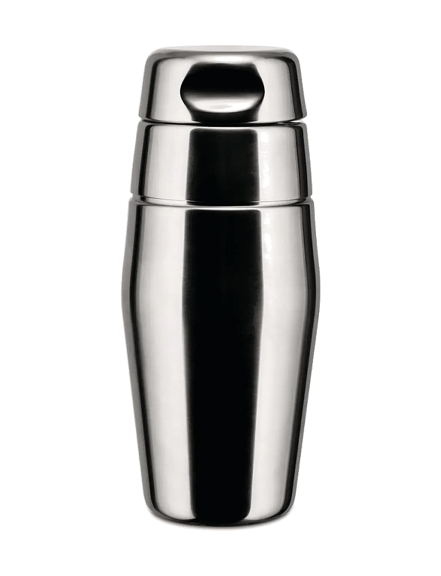 Alessi - Cocktail shaker i 18/10 matte stainless steel - shakers et ustensiles à cocktails - steel - 1