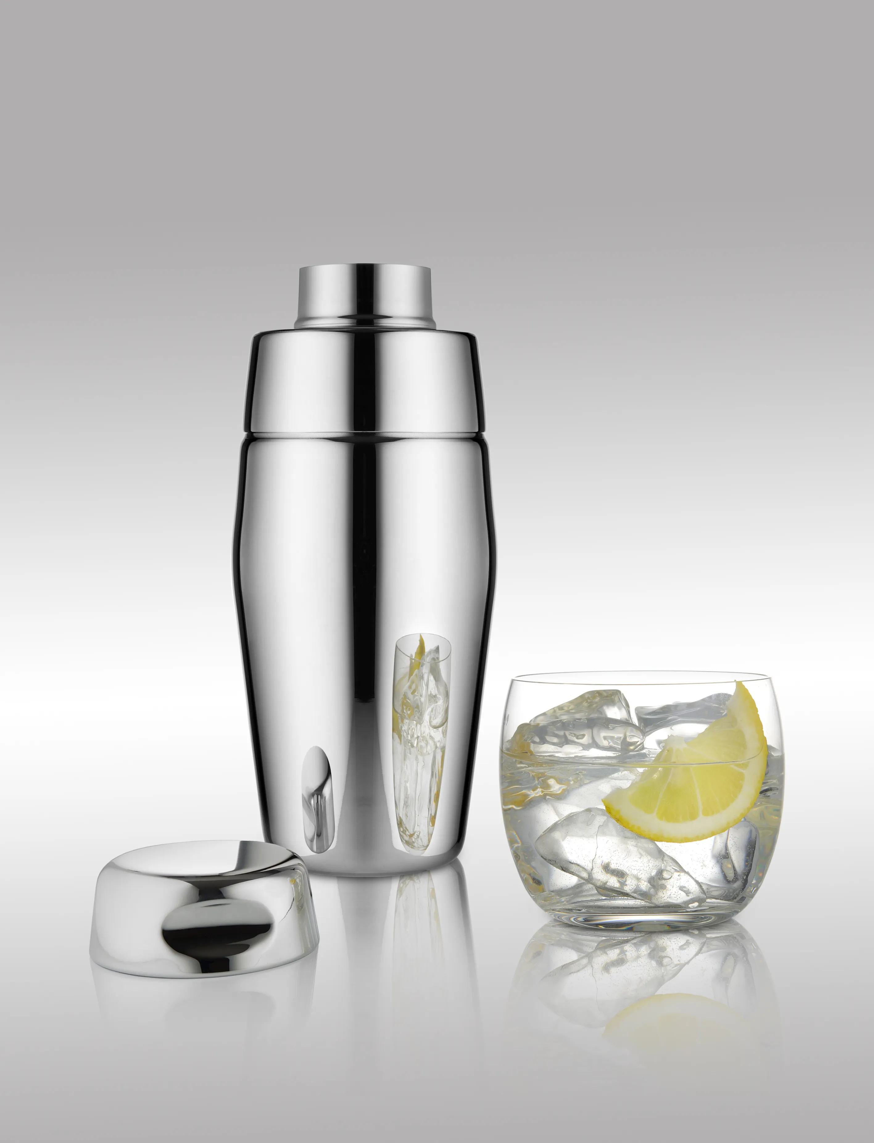 Alessi - Cocktail shaker i 18/10 matte stainless steel - steel - 2