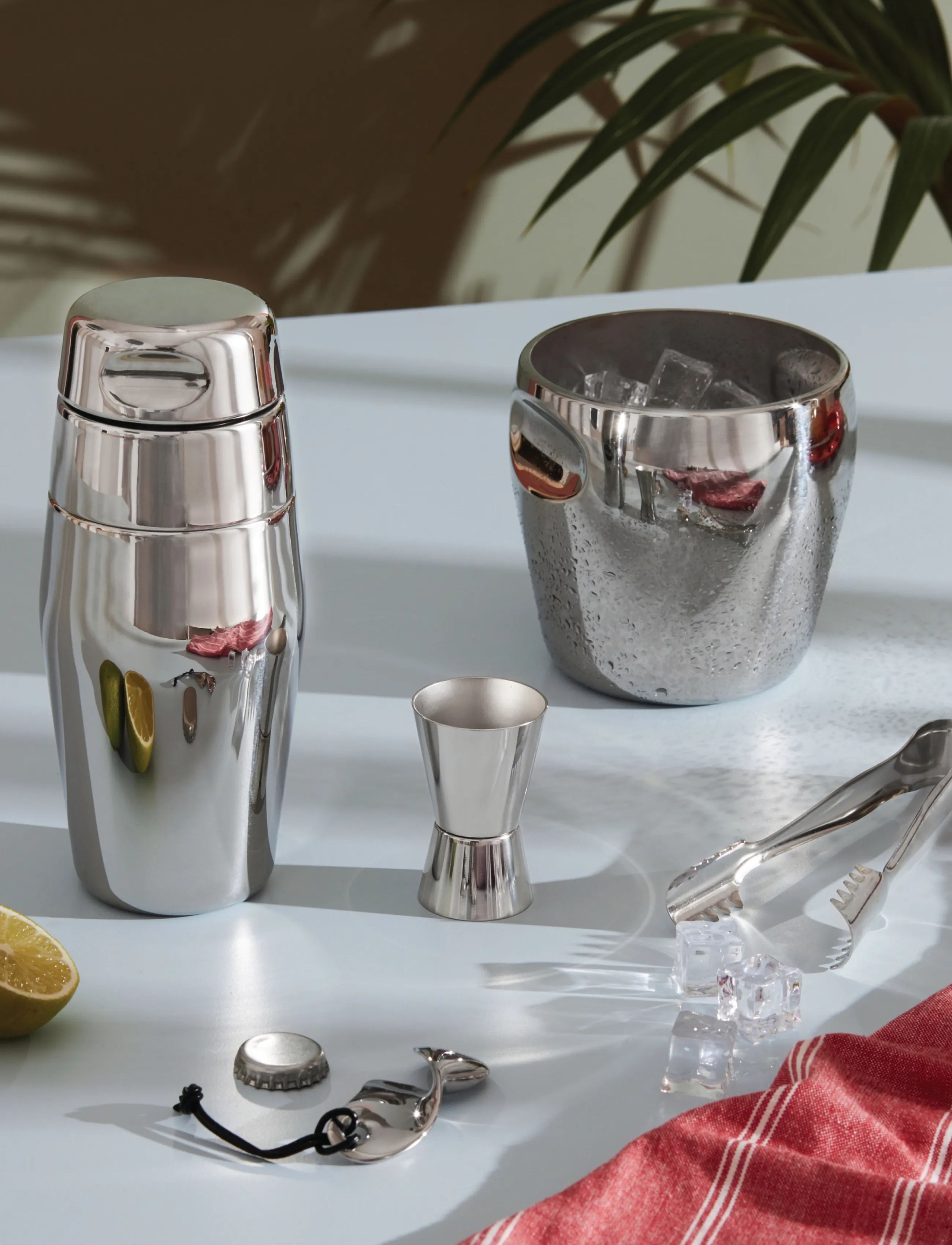 Alessi - Cocktail shaker i 18/10 matte stainless steel - steel - 3