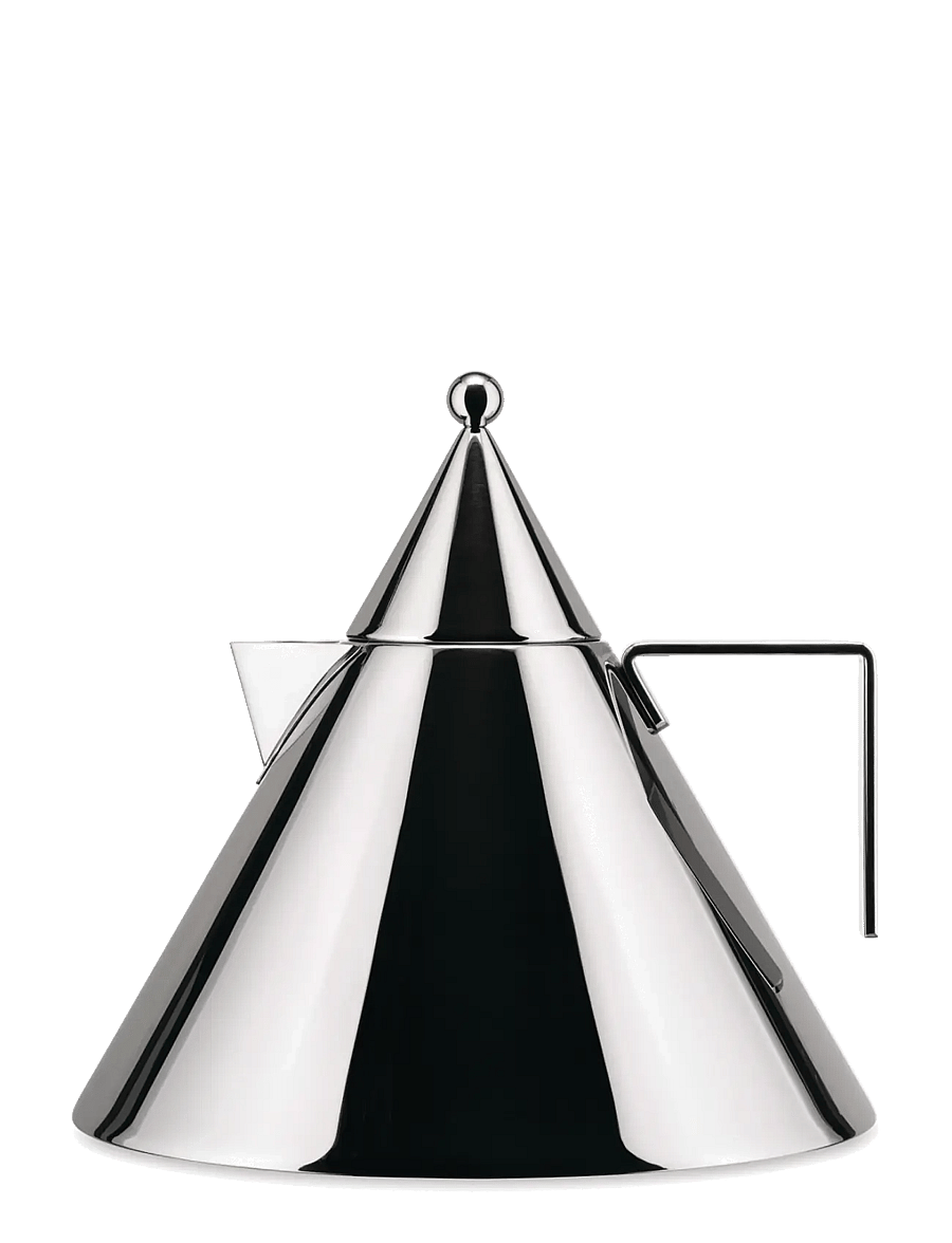 Alessi - Il Conico induction kettle in 18/10 stainless steel - wasserkessel & wasserkocher - steel - 1