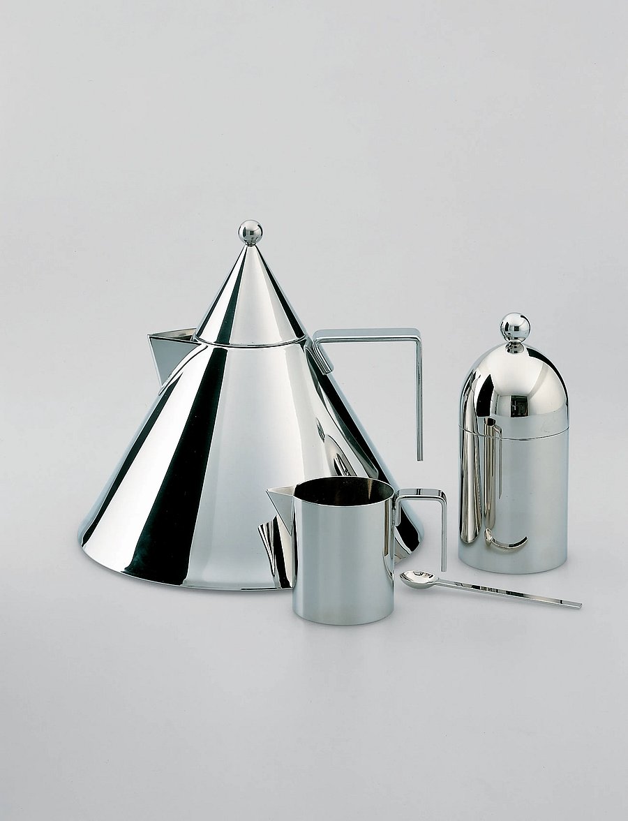 Alessi - Il Conico induction kettle in 18/10 stainless steel - wasserkessel & wasserkocher - steel - 0