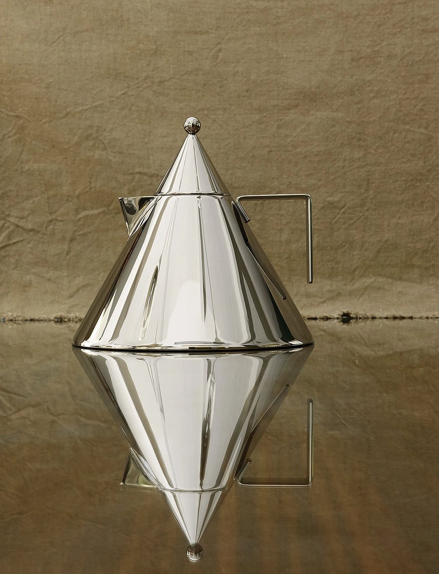Alessi - Il Conico induction kettle in 18/10 stainless steel - wasserkessel & wasserkocher - steel - 3