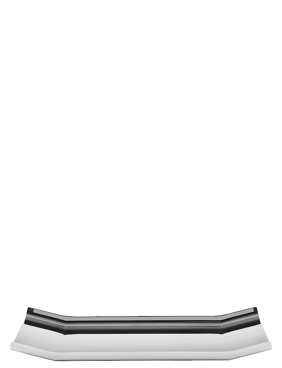 Alessi - Rectanyellow tray in 18/10 stainless steel, mirror-polished - tabletts - steel - 1
