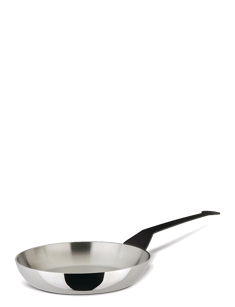 Alessi - Frying pan in multi-layer material (AISI 430, aluminum, 18/10 stainless steel) induction - bratpfannen - steel - 1