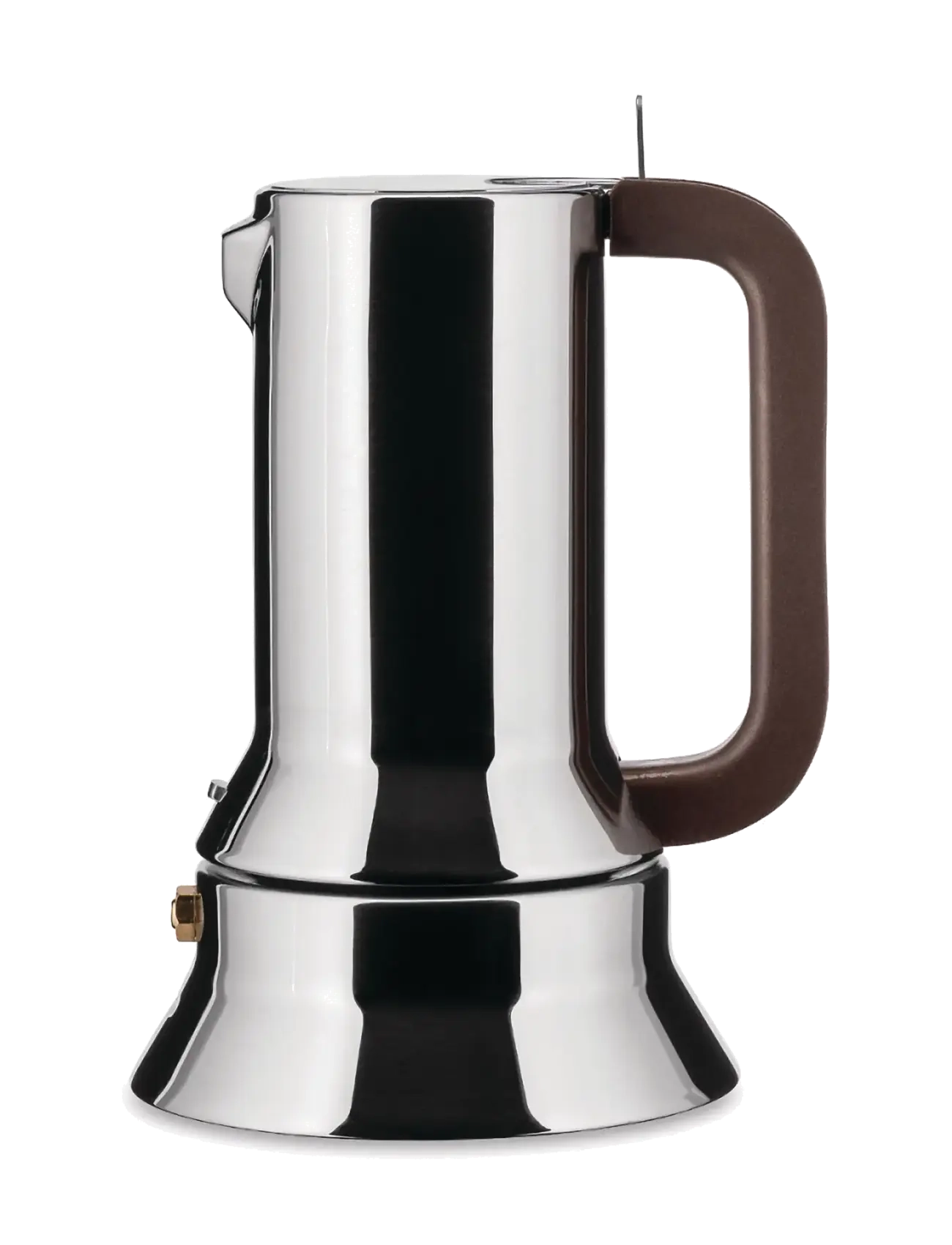 Alessi Espresso maker in 18/10  Magnetic steel bottom suitable for induction cooking 3 cup - Alessi - STEEL / silver