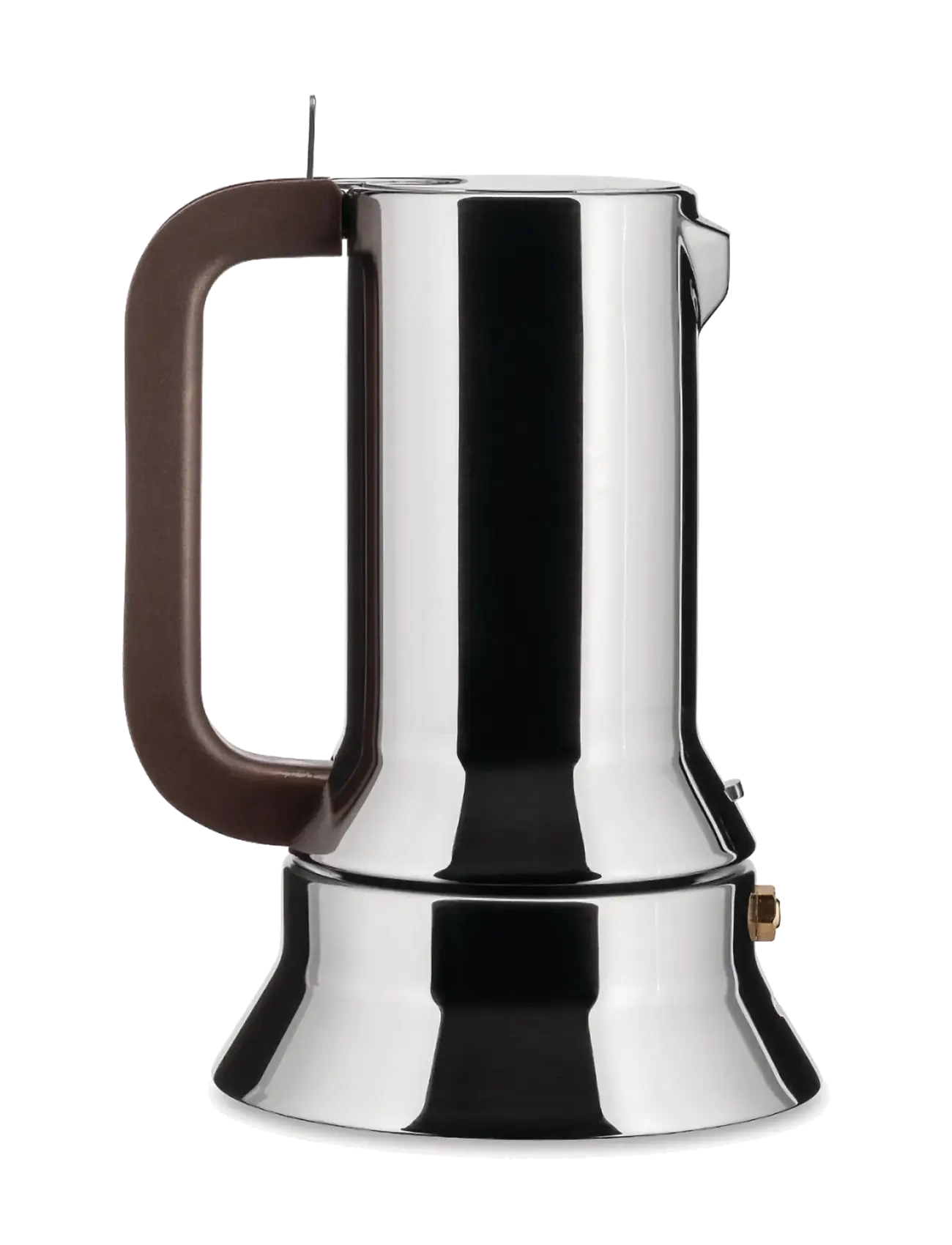 Alessi - Espresso maker in 18/10  Magnetic steel bottom suitable for induction cooking 3 cup - steel - 2