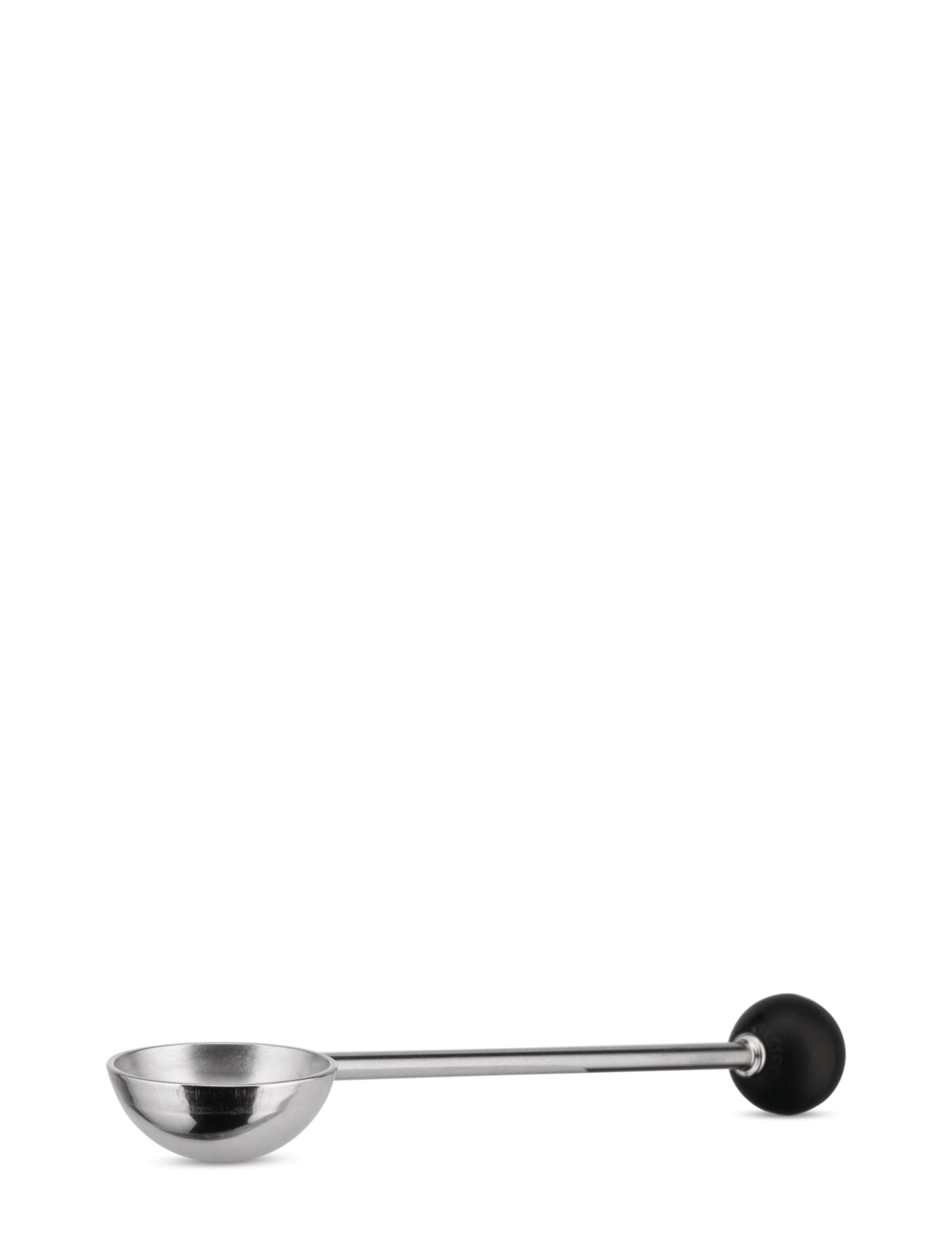 Alessi - Sugar bowl with spoon in 18/10 stainless steel and PA - black - 1