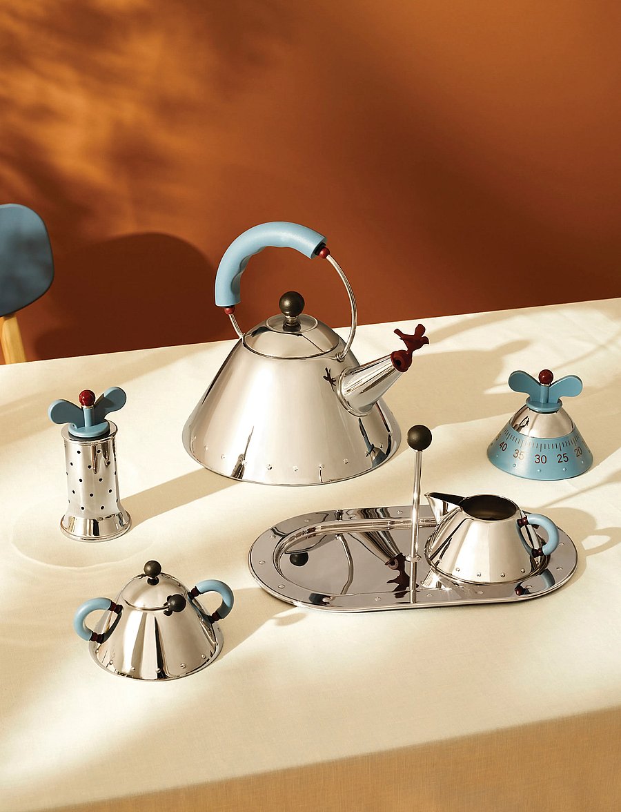 Alessi - Kitchen timer in thermoplastic, light blue Mechanical movement - termomeetrid ja köögitaimerid - light blue - 2