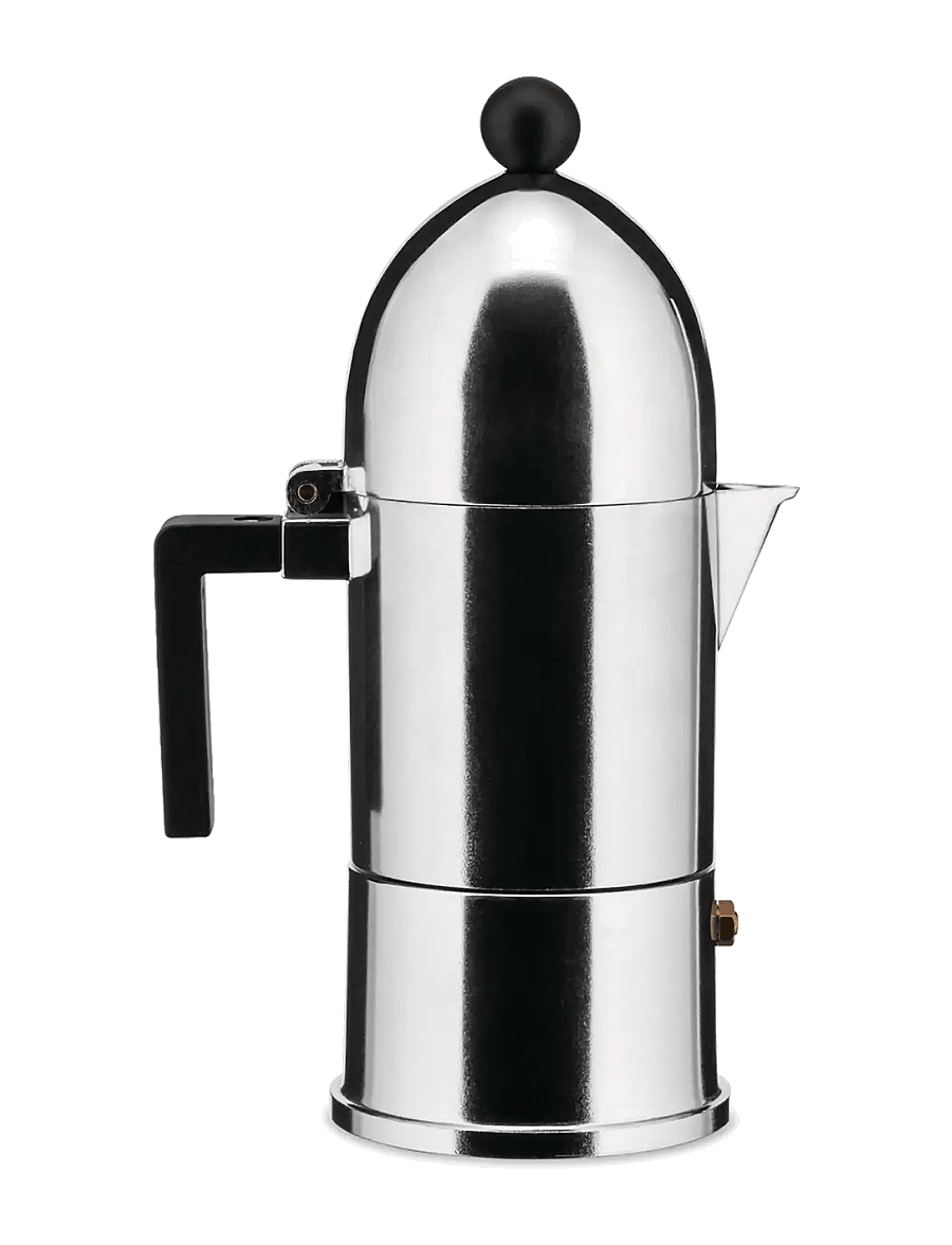 Alessi - coffee maker La Cupola - moka-töpfe - black - 2