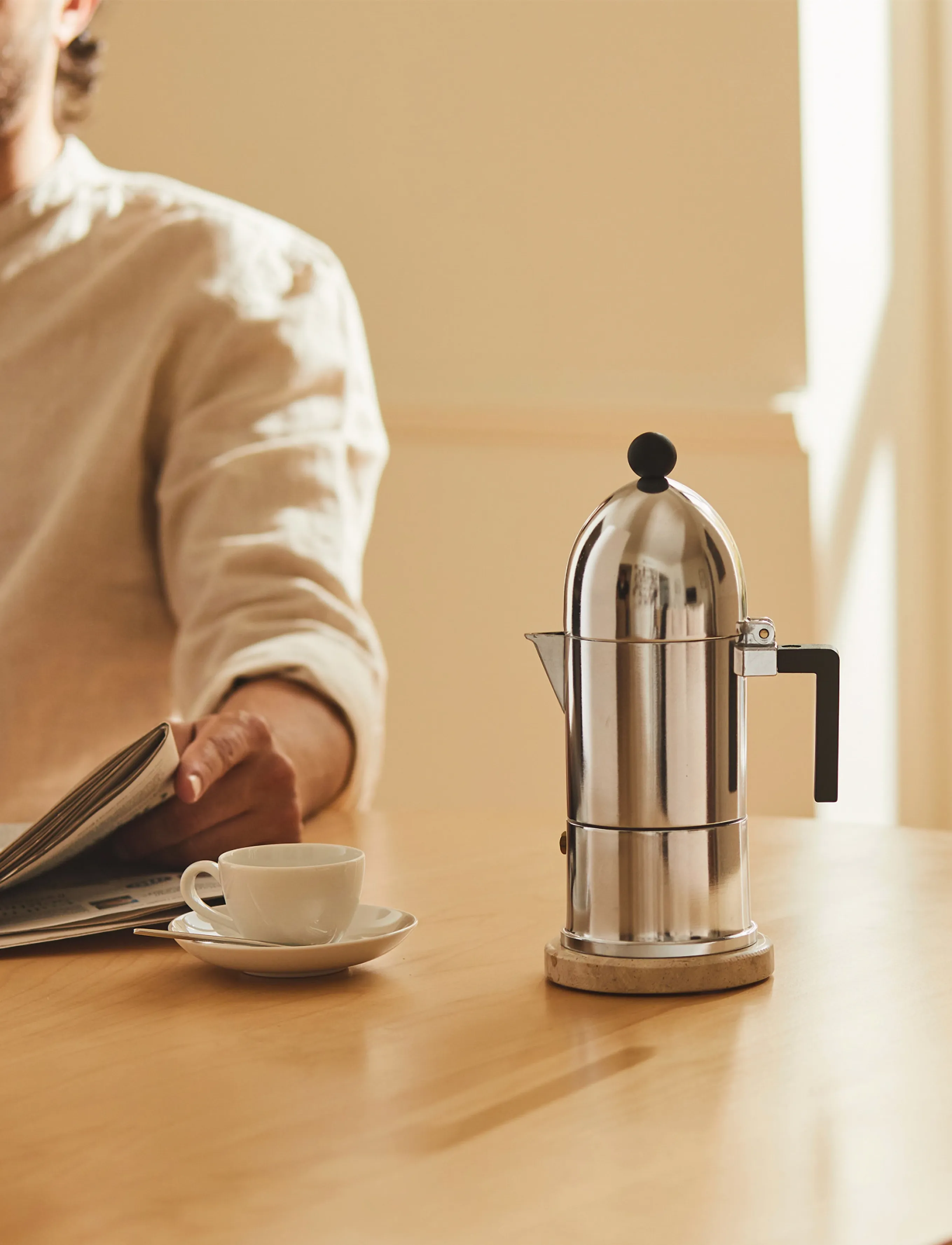 Alessi - coffee maker La Cupola - black - 4