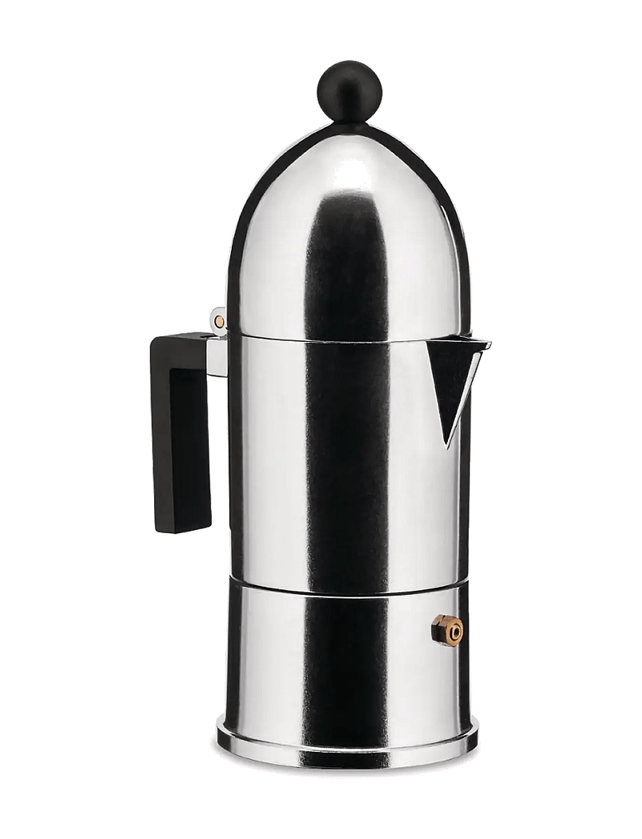 Alessi - coffee maker La Cupola - moka-töpfe - black - 3