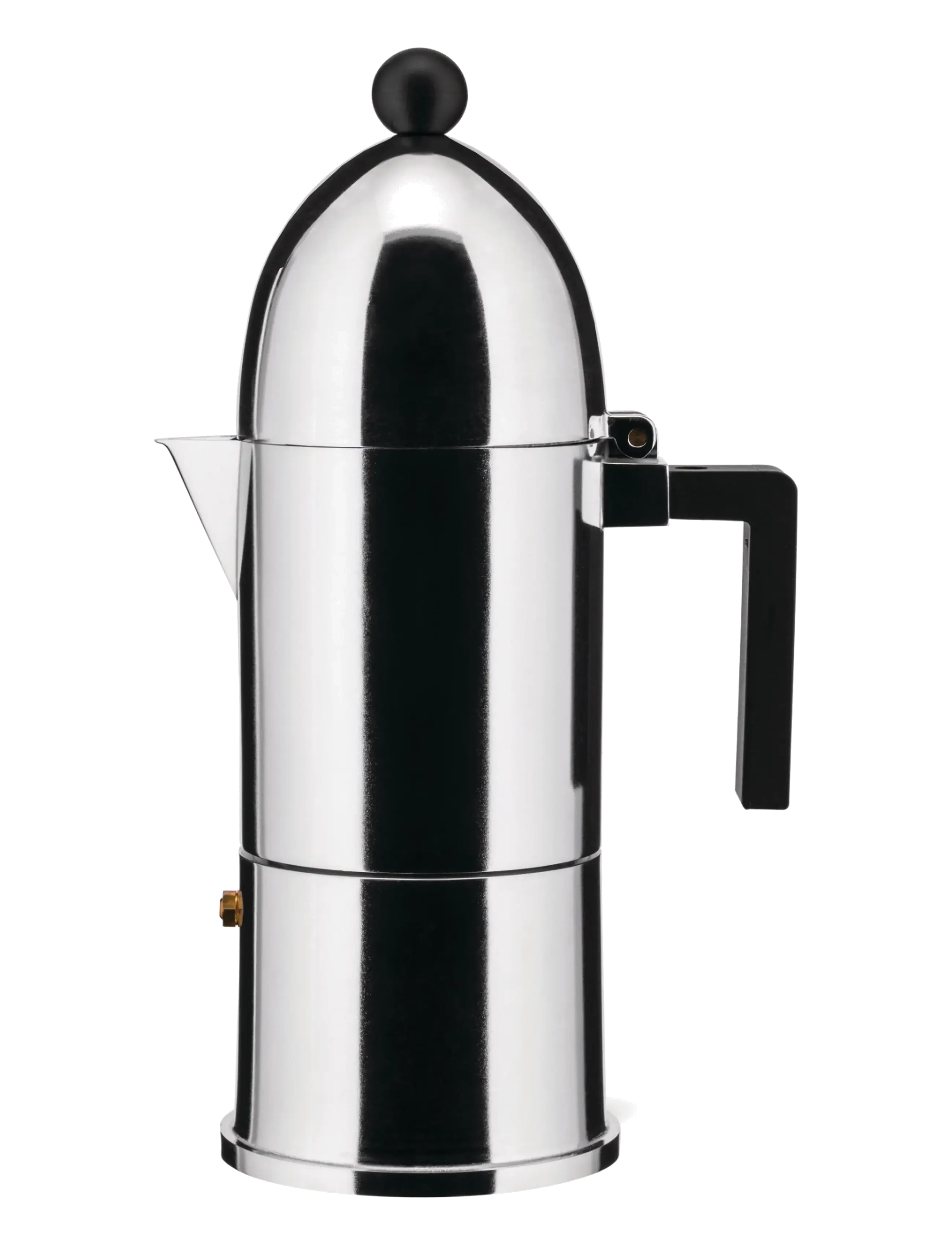 Alessi Espresso Maker In Aluminum Handle And Knob Thermoplastic, Black 6 Cups, CUPS, Coffee Makers, Schwarz - Moka Pots, Homeware