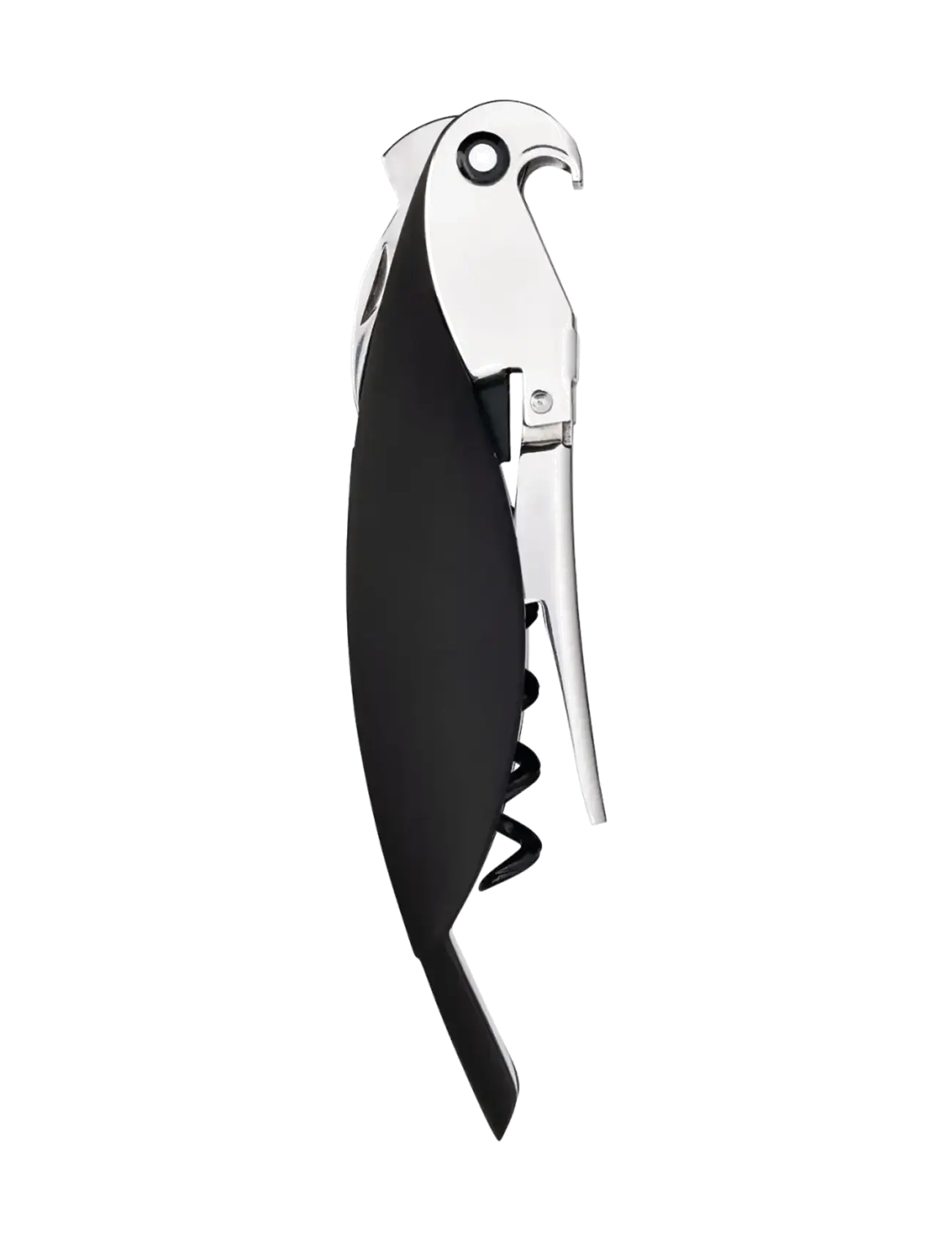 Alessi - Sommelier corkscrew in die-cast aluminum and PC, black Licensed by Pulltaps - black - 2