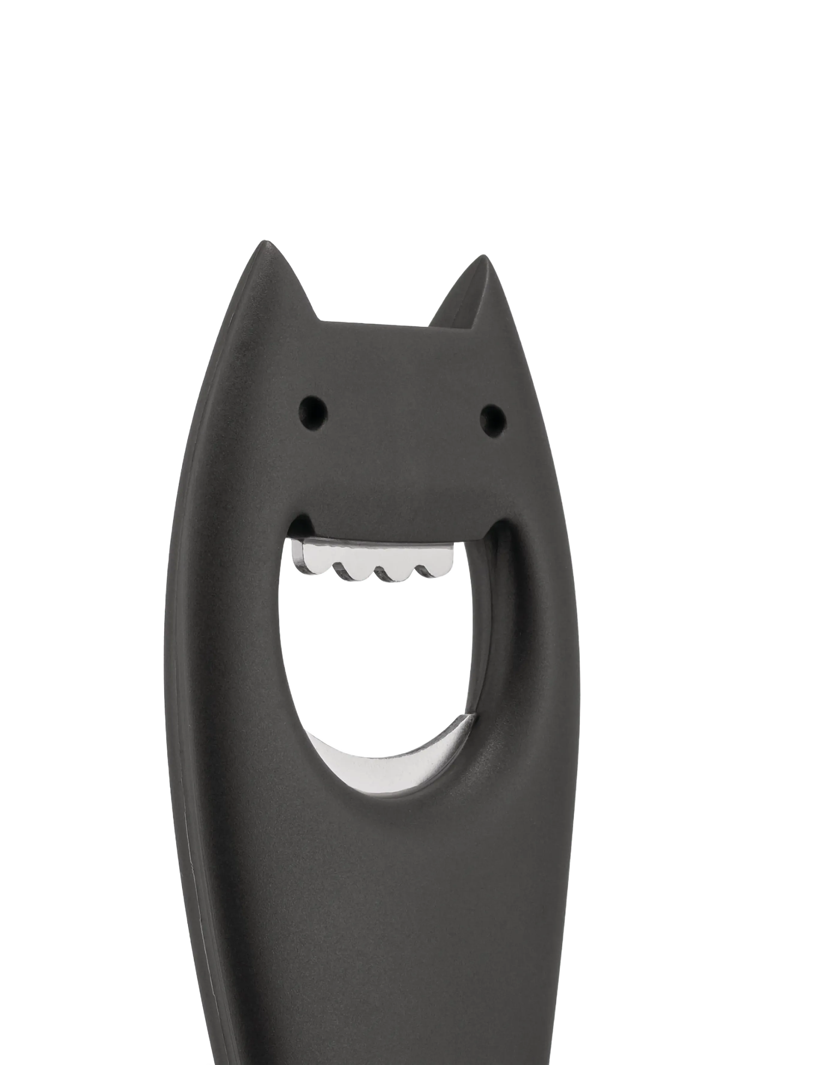 Alessi - Bottle opener in thermoplastic, anthracite - dark grey - 2