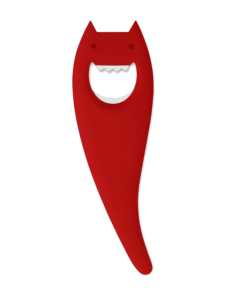 Alessi - Bottle opener in thermoplastic - pudeliavajad ja -korgid - red - 0