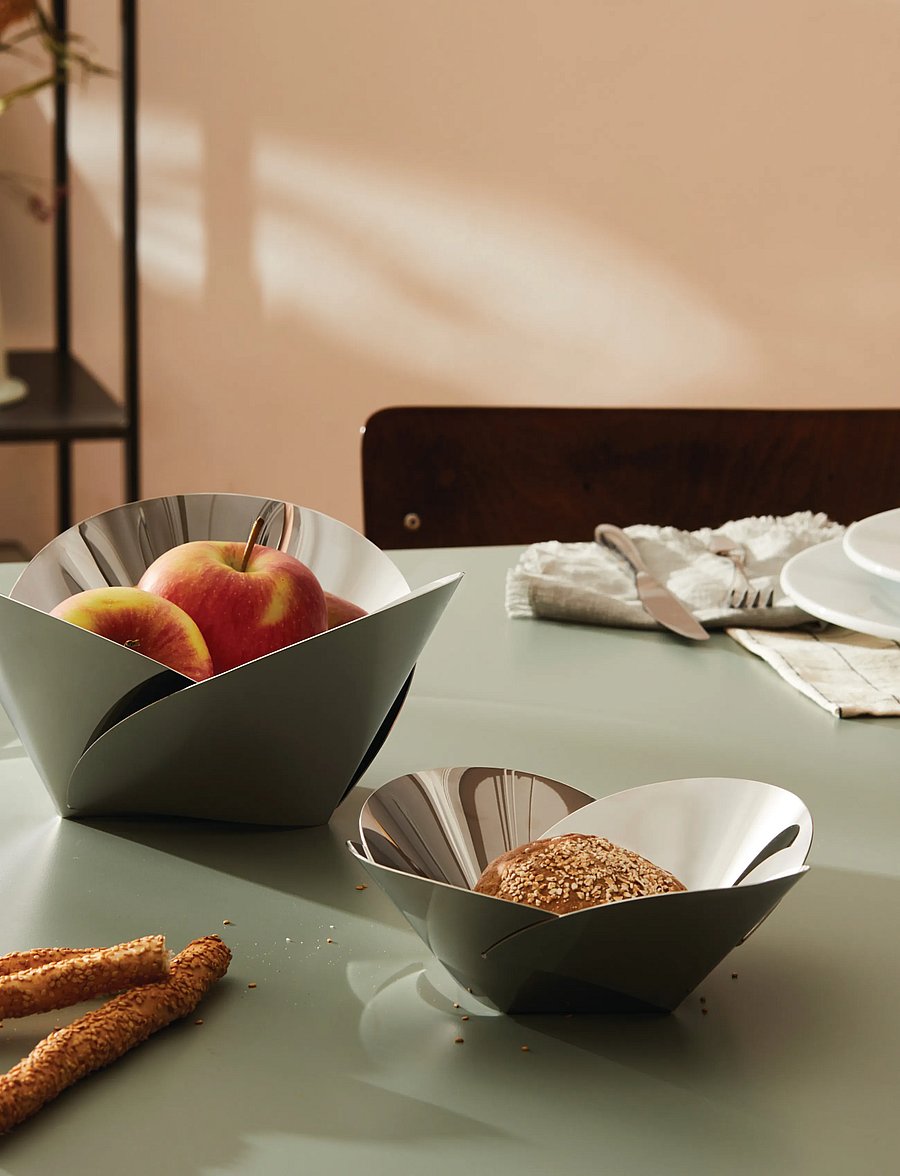 Alessi - Alessi Basket in 18/10 stainless steel - leivakastid ja -korvid - steel - 4