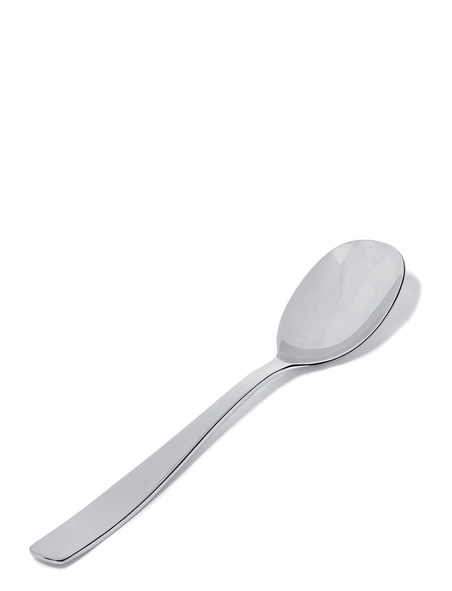Alessi - Serving spoon in 18/10 stainless steel - serveerimislusikad - steel - 0