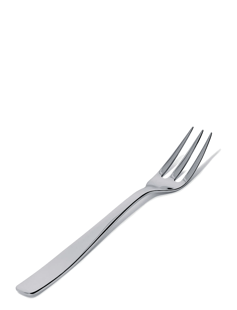 Alessi - Serving fork in 18/10 stainless steel - kahvlid - steel - 0