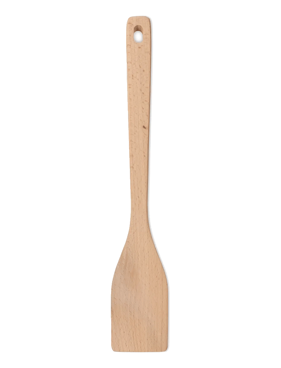 Alessi - Set consisting of a kitchen spoon, a risotto spoon and a wooden ladle - tõstelusikad ja spaatlid - steel - 2