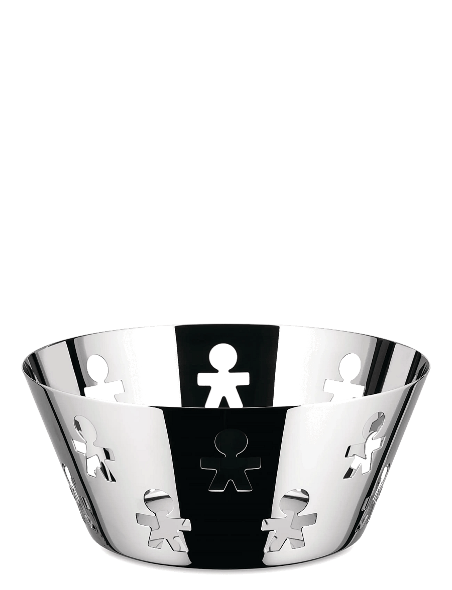 Alessi - Girotondo basket in stainless steel - brotkästen & brotkörbe - steel - 1