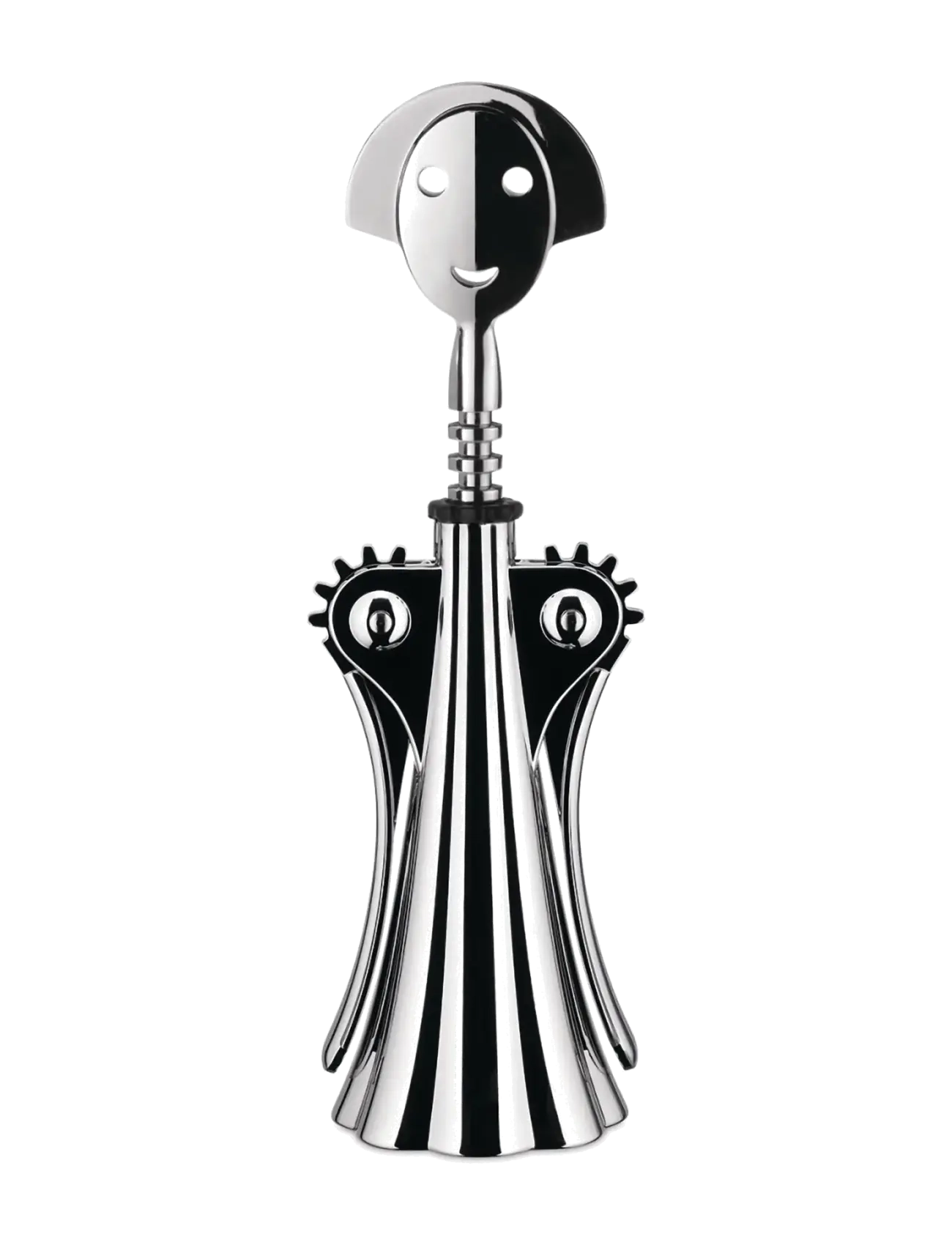 Alessi The Anna G Corkscrew, Flaskeåbner og vinprop, Sølv, Str: L:24.5CM