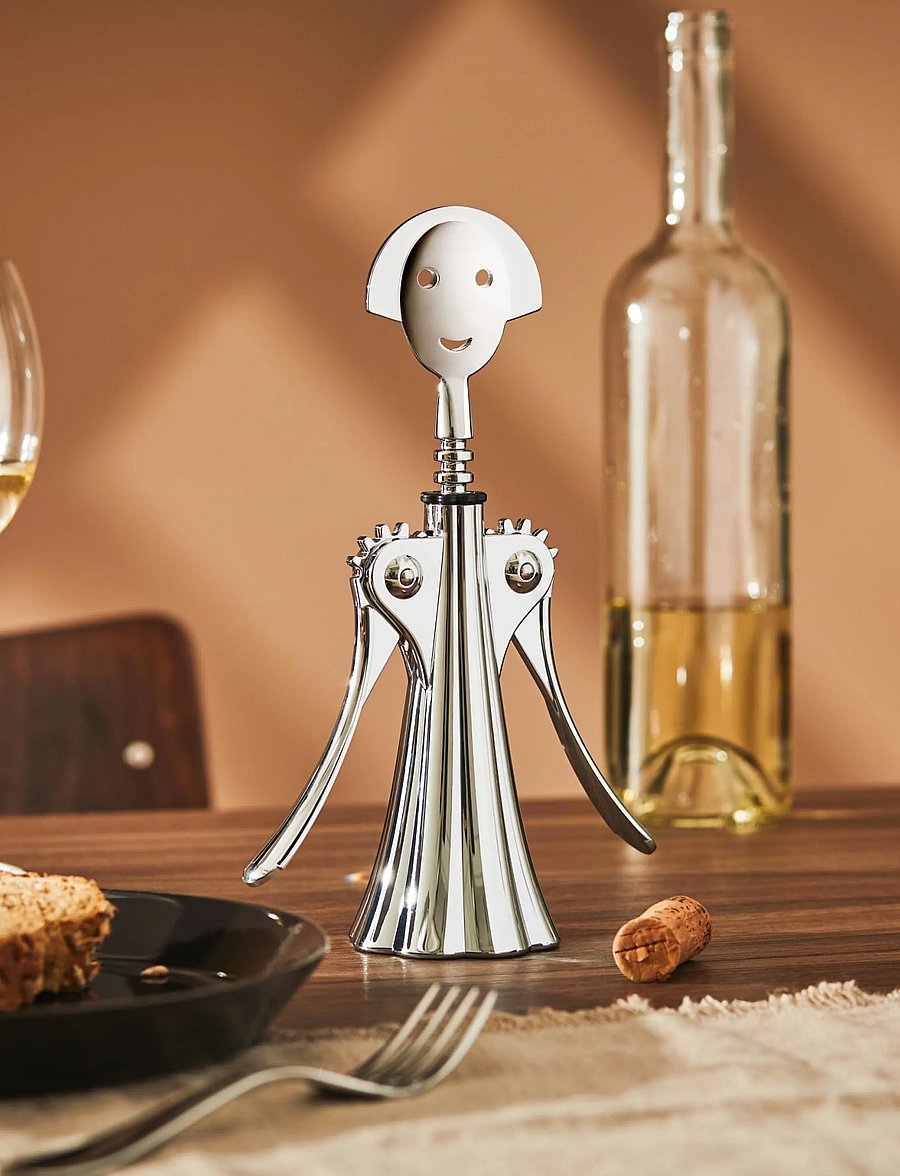 Alessi - The Anna G corkscrew - flaschenöffner & weinverschlüsse - steel - 0