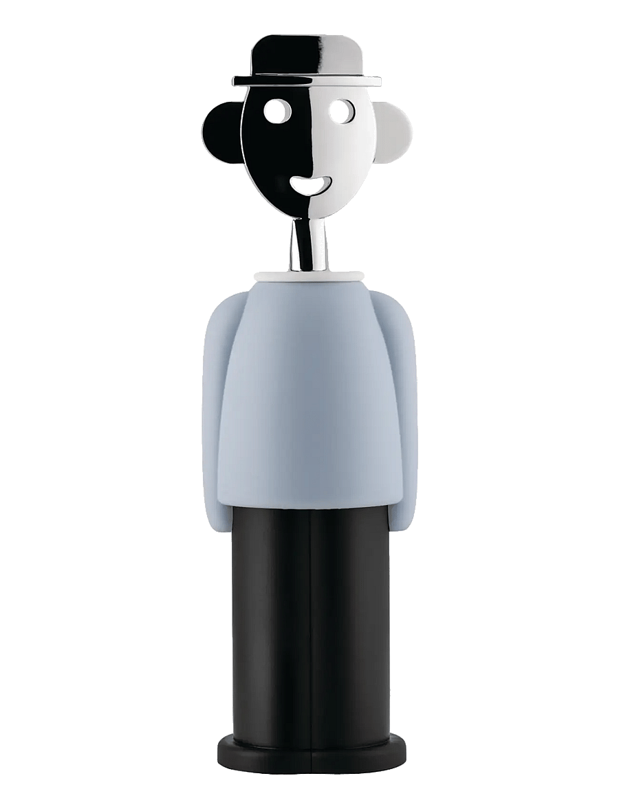 Alessi - Corkscrew in thermoplastic, light blue - light blue - 0