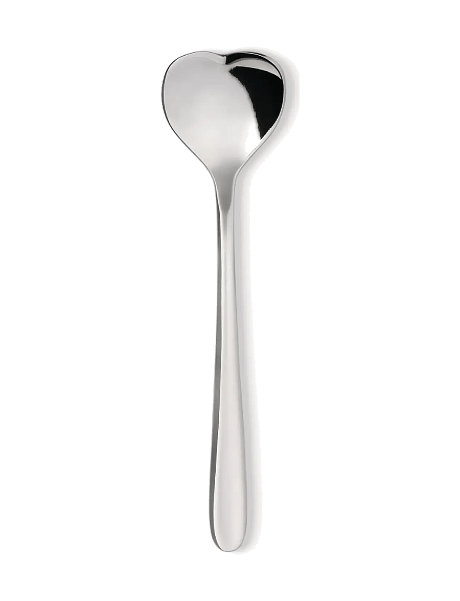 Alessi - Set of four teaspoons in 18/10 stainless steel - tee- ja kohvilusikad - steel - 2