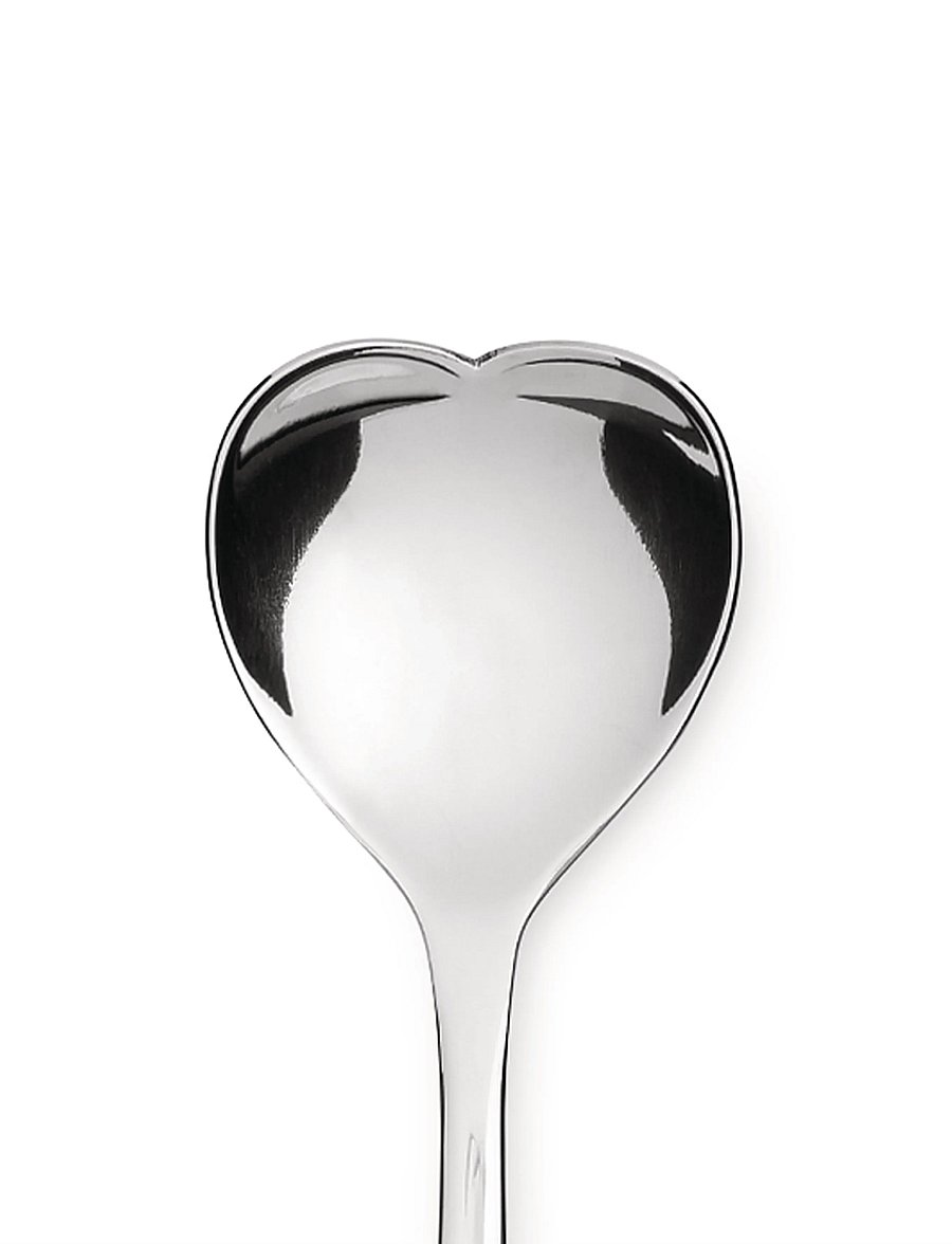 Alessi - Set of four teaspoons in 18/10 stainless steel - tee- ja kohvilusikad - steel - 5