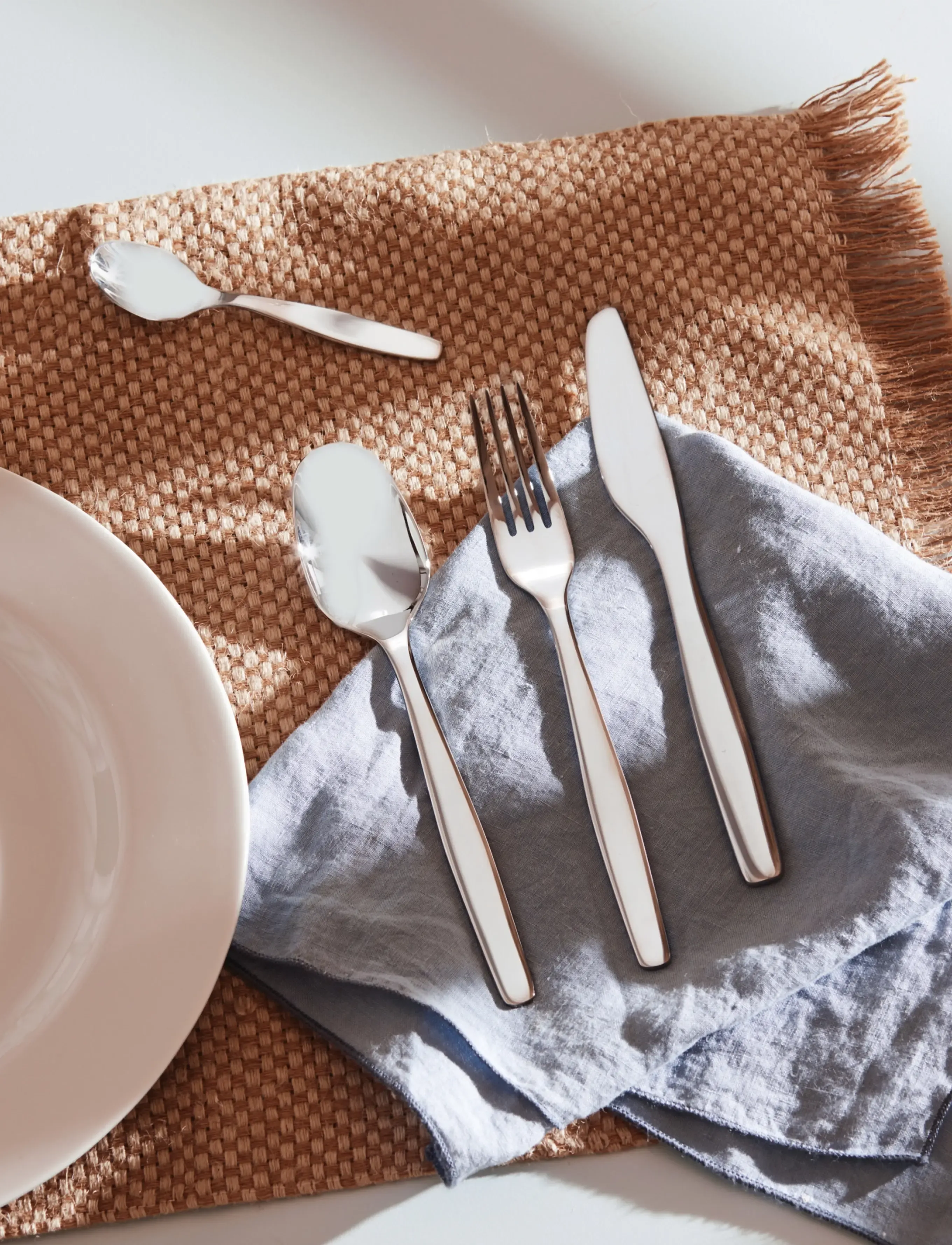 Alessi Cutlery Set With 6 Spoons, Forks, Knives And Coffee Spoons, One Size, Silver, Bestik > Bestiksæt, Unisex