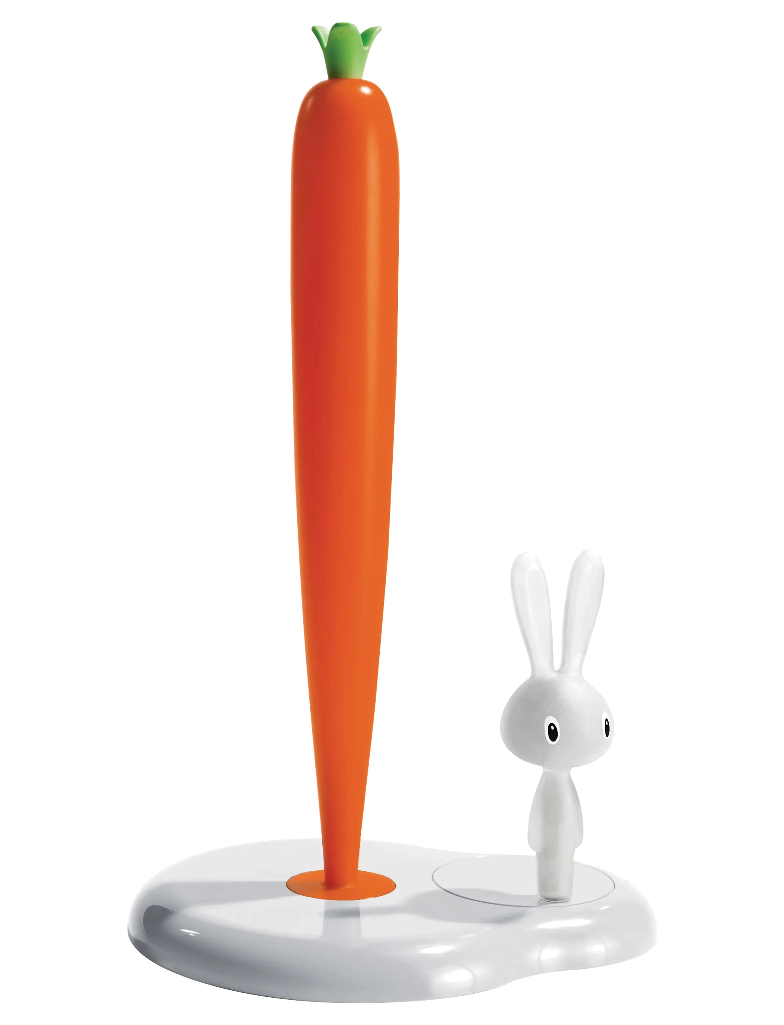Alessi Holder for kitchen paper in thermoplastic, white - View all - WHITE / white
