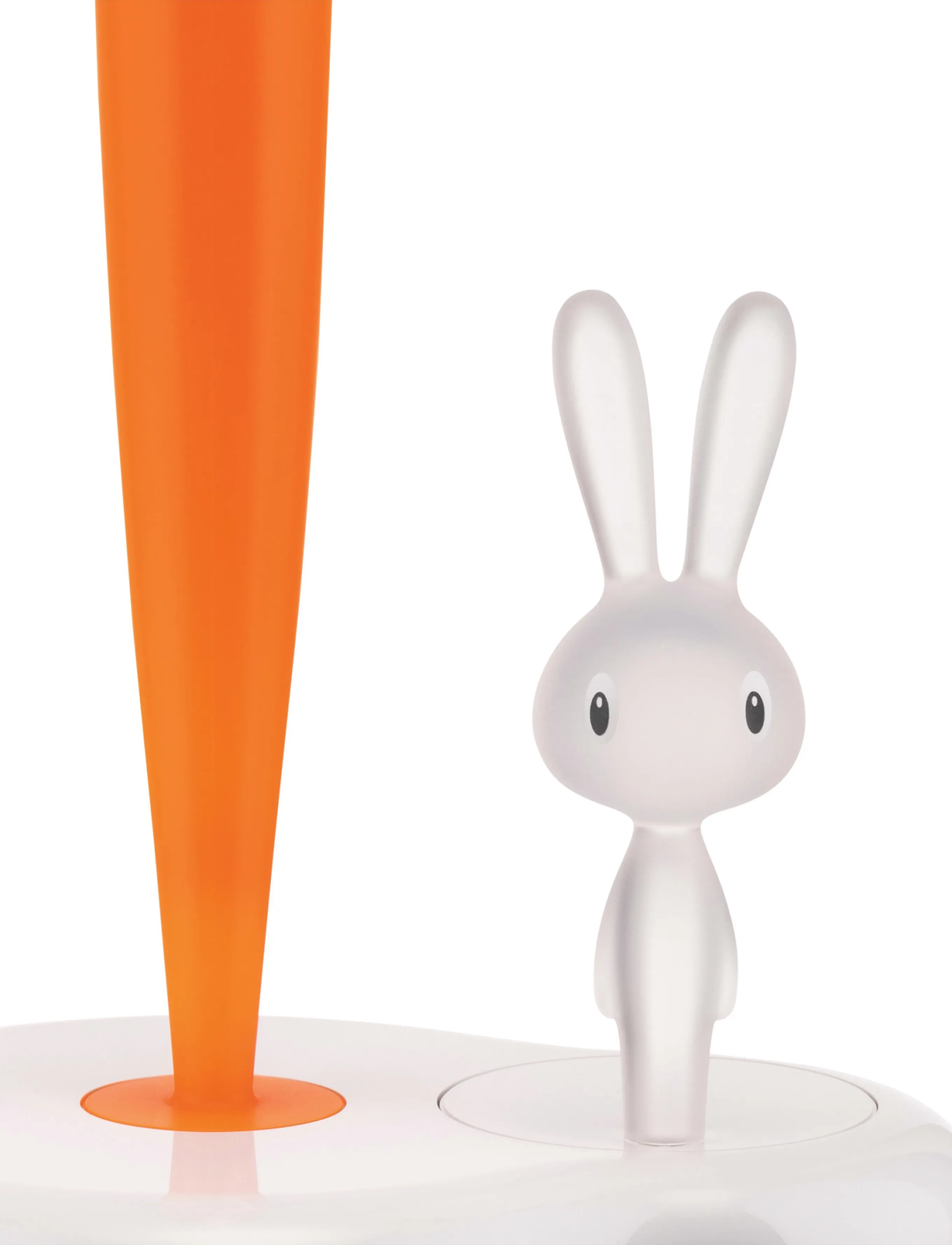 Alessi - Holder for kitchen paper in thermoplastic, white - white - 3