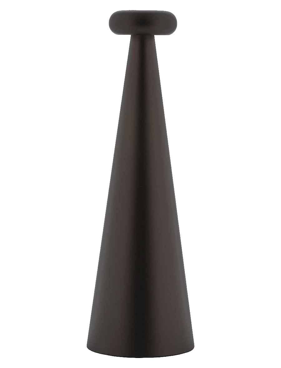 Alessi - Bedin rechargeable aluminum lamp with adjustable brightness and color temperature - mobile lampen - brown - 0