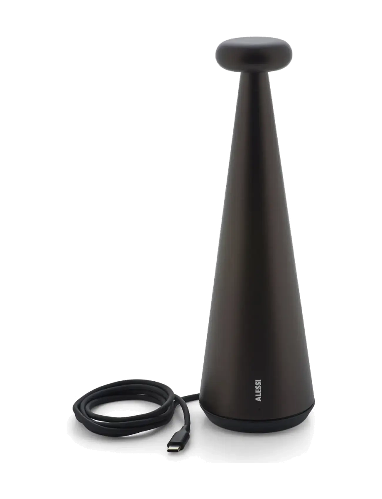Alessi - Bedin  rechargeable aluminum lamp with adjustable brightness and color temperature - brown - 1