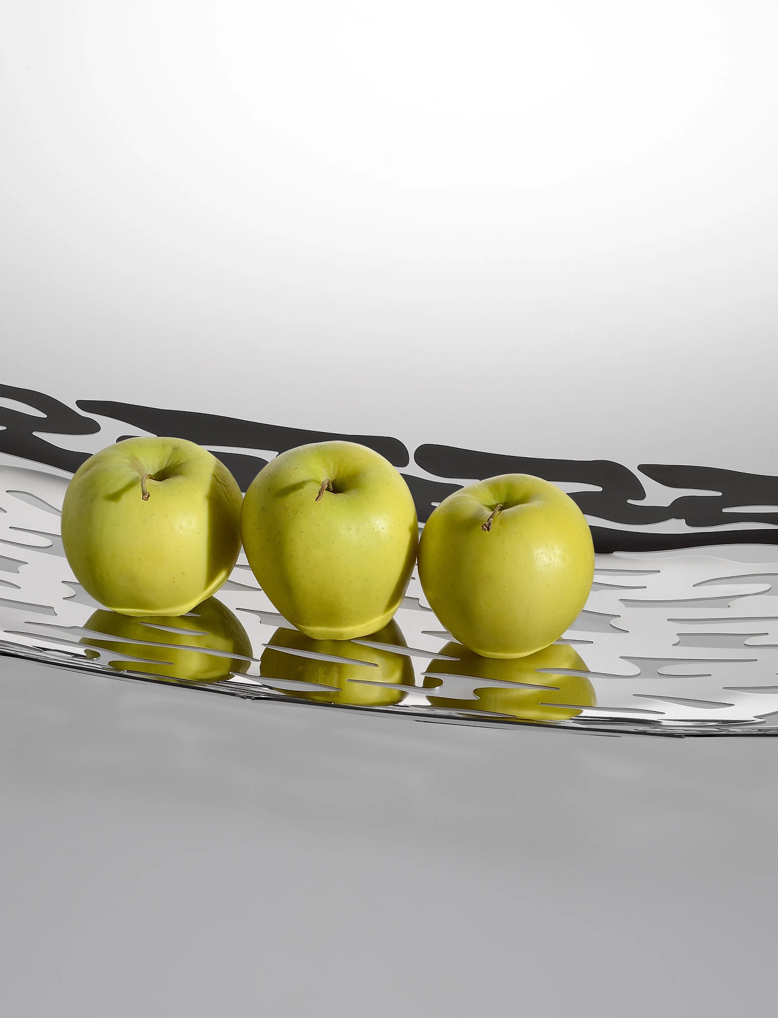 Alessi Table Decoration In 18/10 Stainless Steel, 51.5X19.5X5 cm, Decoration, Silber - Decorative Platters, Homeware