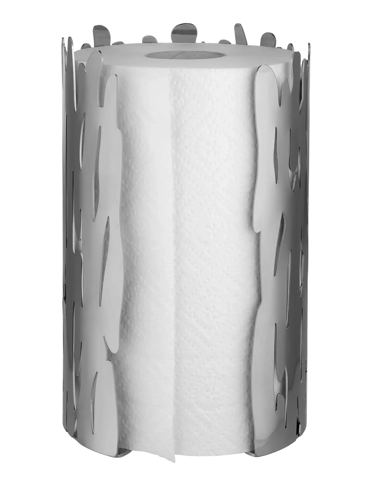 Alessi - Kitchen paper holder in 18/10 stainless steel - steel - 3