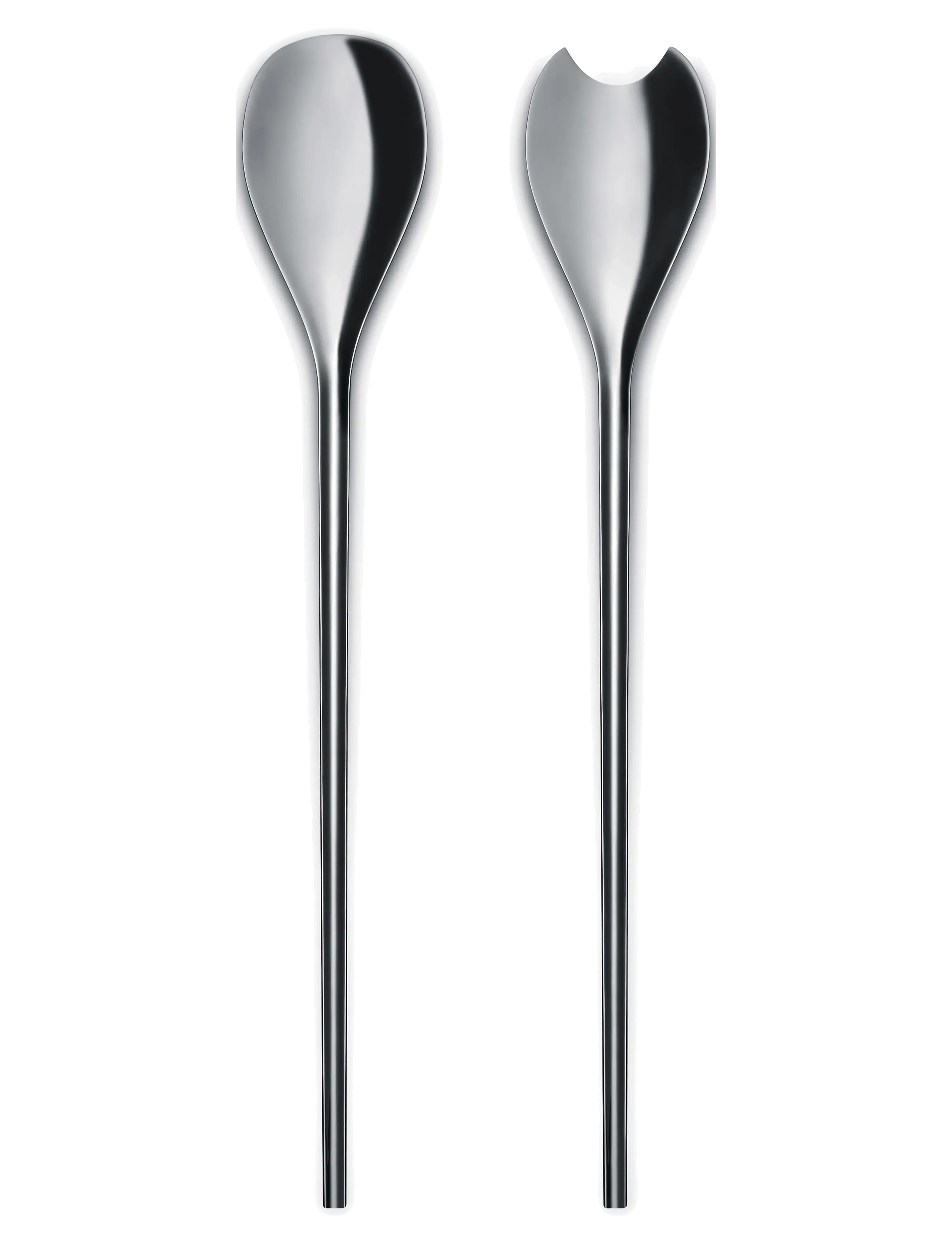 Alessi Salad set in 18/10 stainless steel - Besteck - STEEL / silver