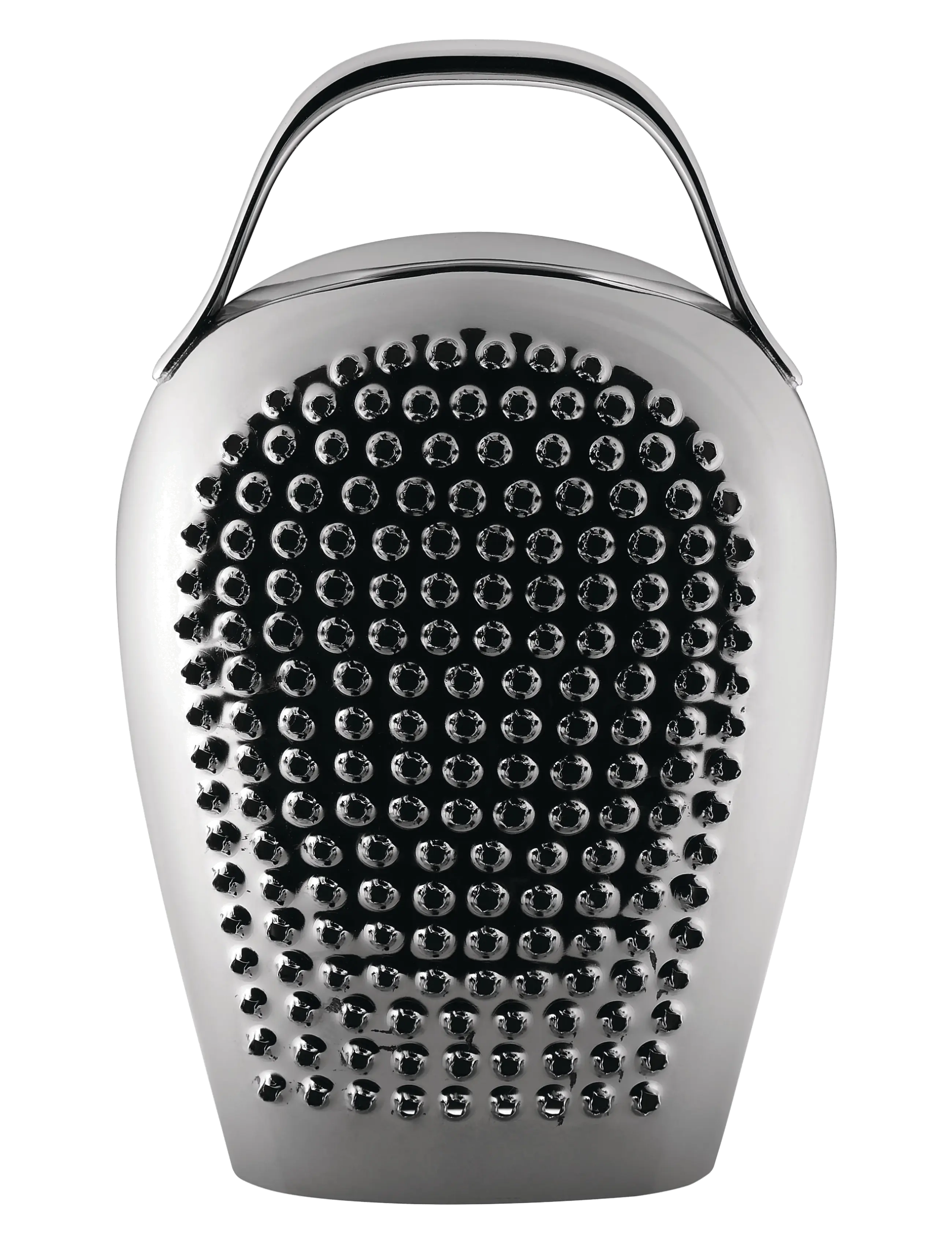 Alessi Cheese Grater In 18/10 Polished Stainless Steel, Rivejern, Sølv, Str: 10X6X16CM