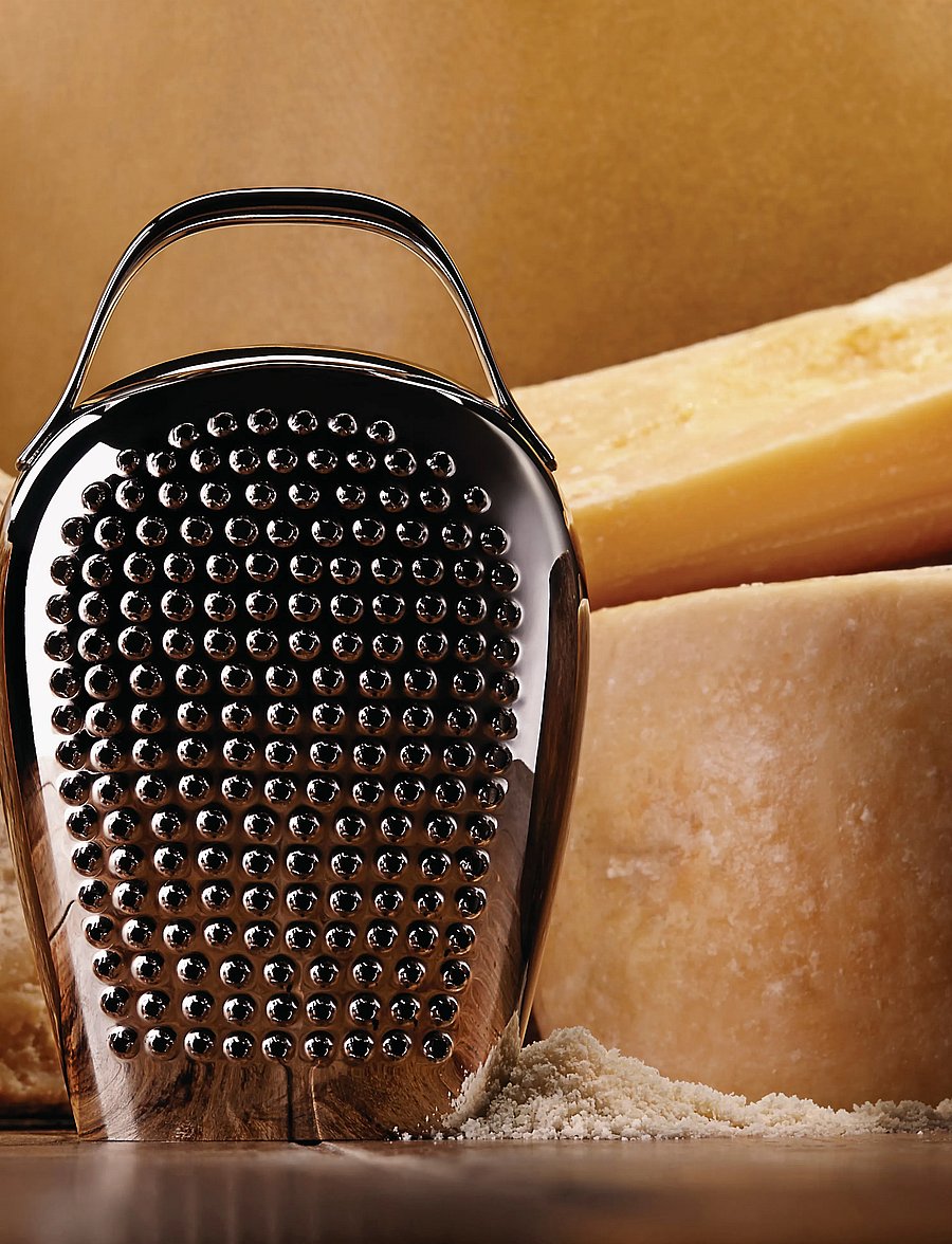 Alessi - Cheese grater in 18/10 polished stainless steel - riivid - steel - 5