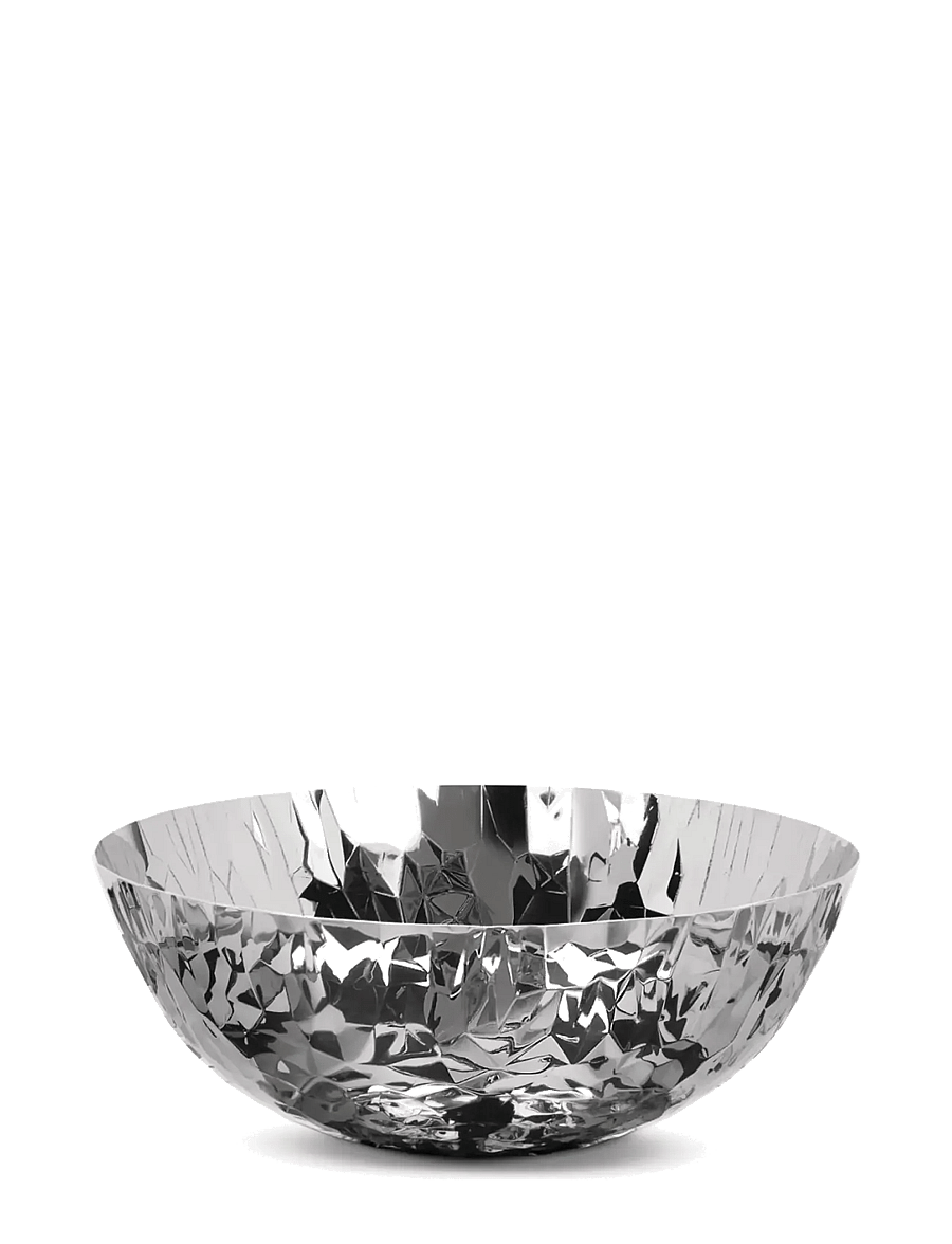 Alessi - Round basket in 18/10 stainless steel - dekoratiivsed vaagnad - steel - 0