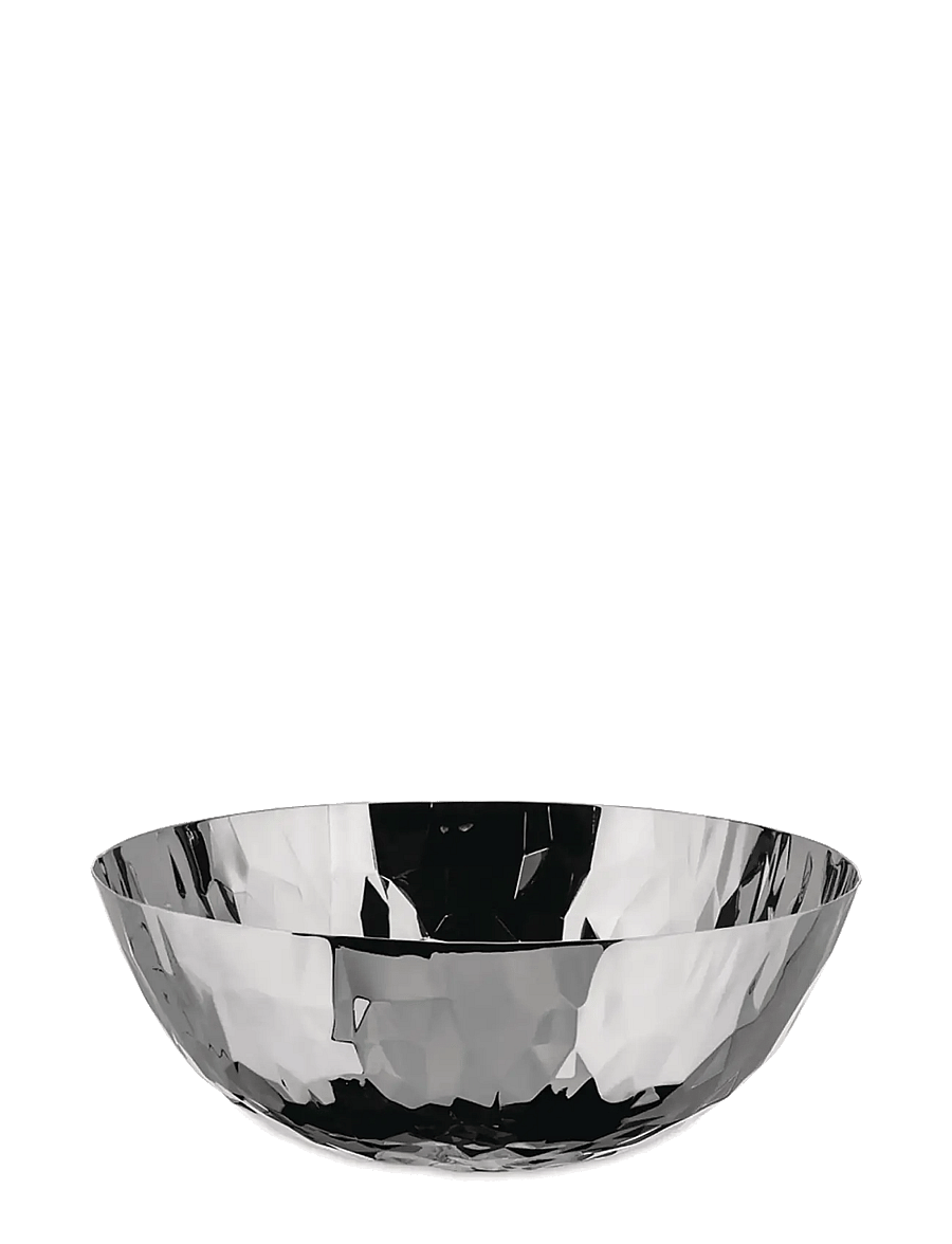 Alessi - Round basket in 18/10 stainless steel - dekoratiivsed vaagnad - steel - 1