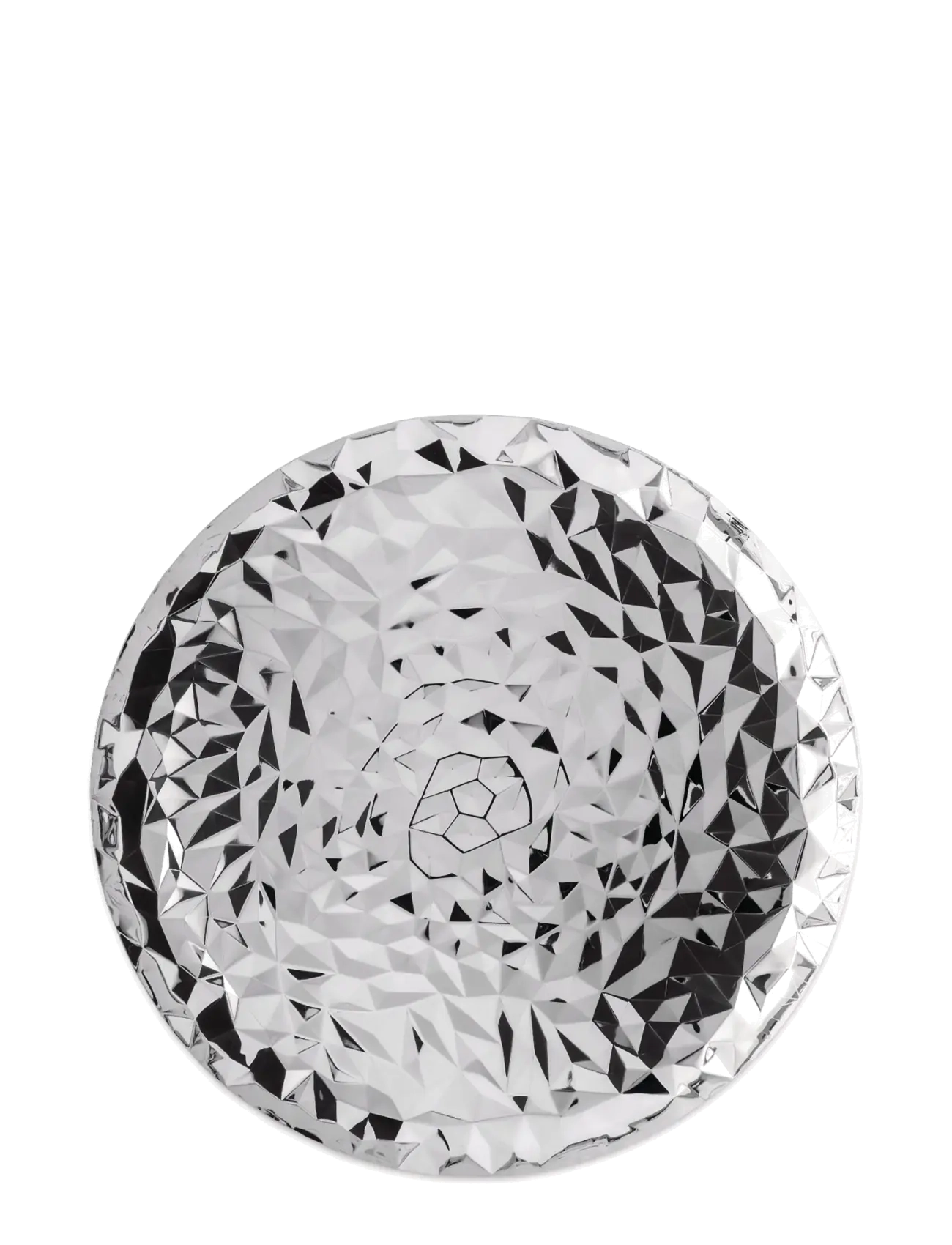 Alessi - Round tray in 18/10 mirror-polished stainless steel - steel - 2