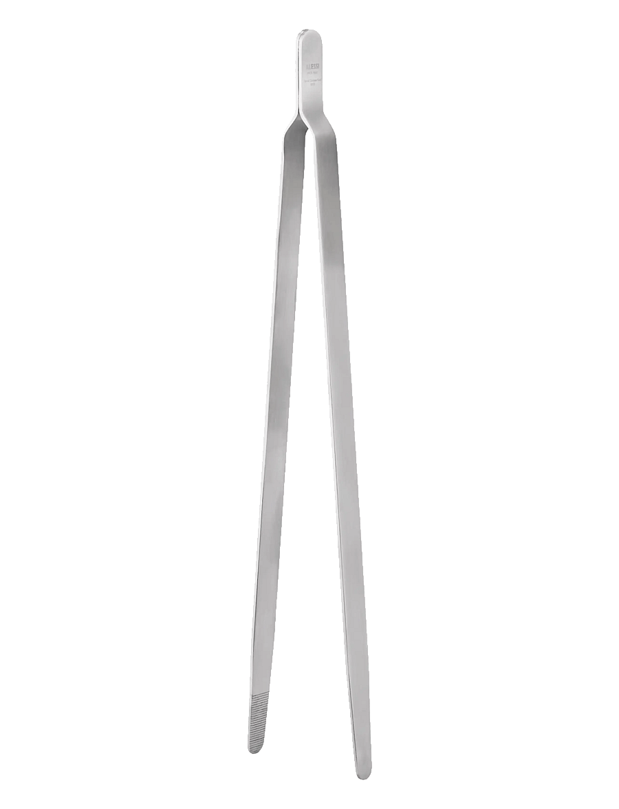 Alessi - Kitchen tongs in 18/10 stainless steel, matt - tangid ja pintsetid - steel - 1