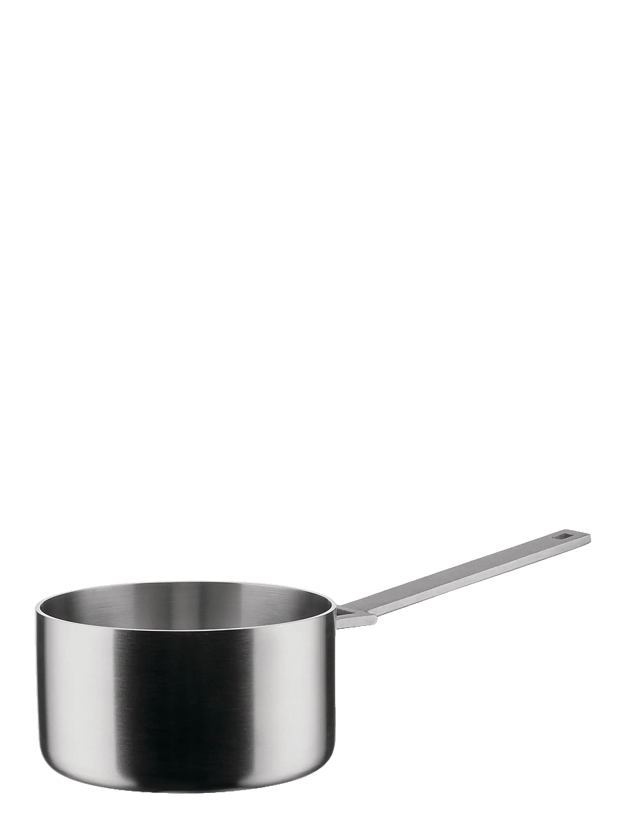 Alessi - Pot in multi-layer material matt Handle with PVD coating induction - stieltöpfe - steel - 1
