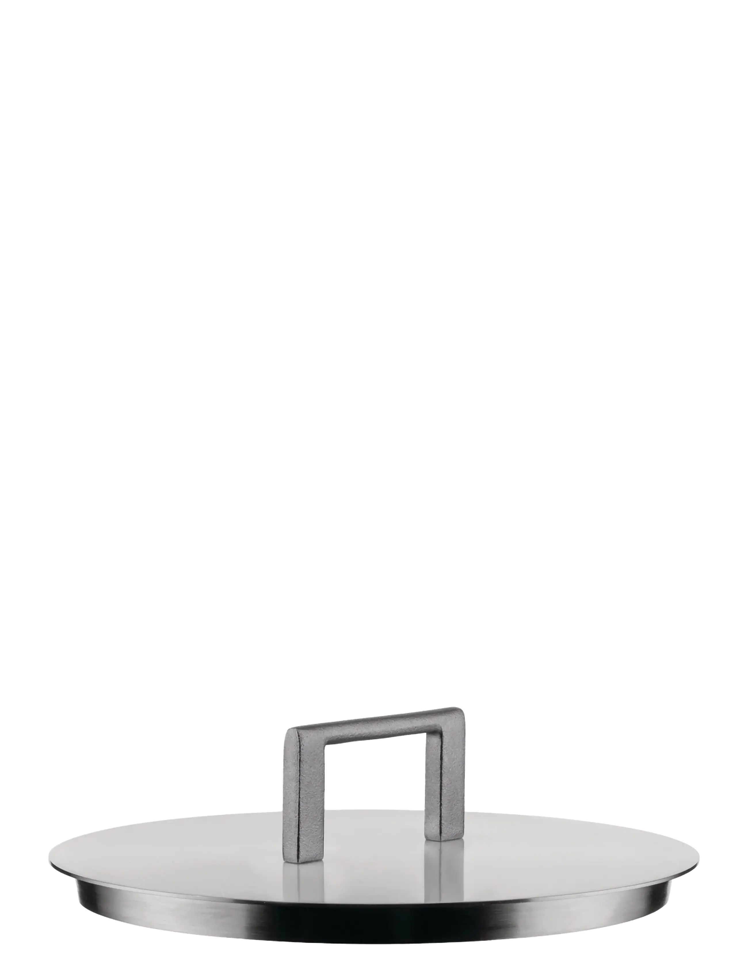 Alessi Lid In 18/10 Stainless Steel, Matt, D16 cm, Pots & Pans, Silber - Lids Accessories, Homeware